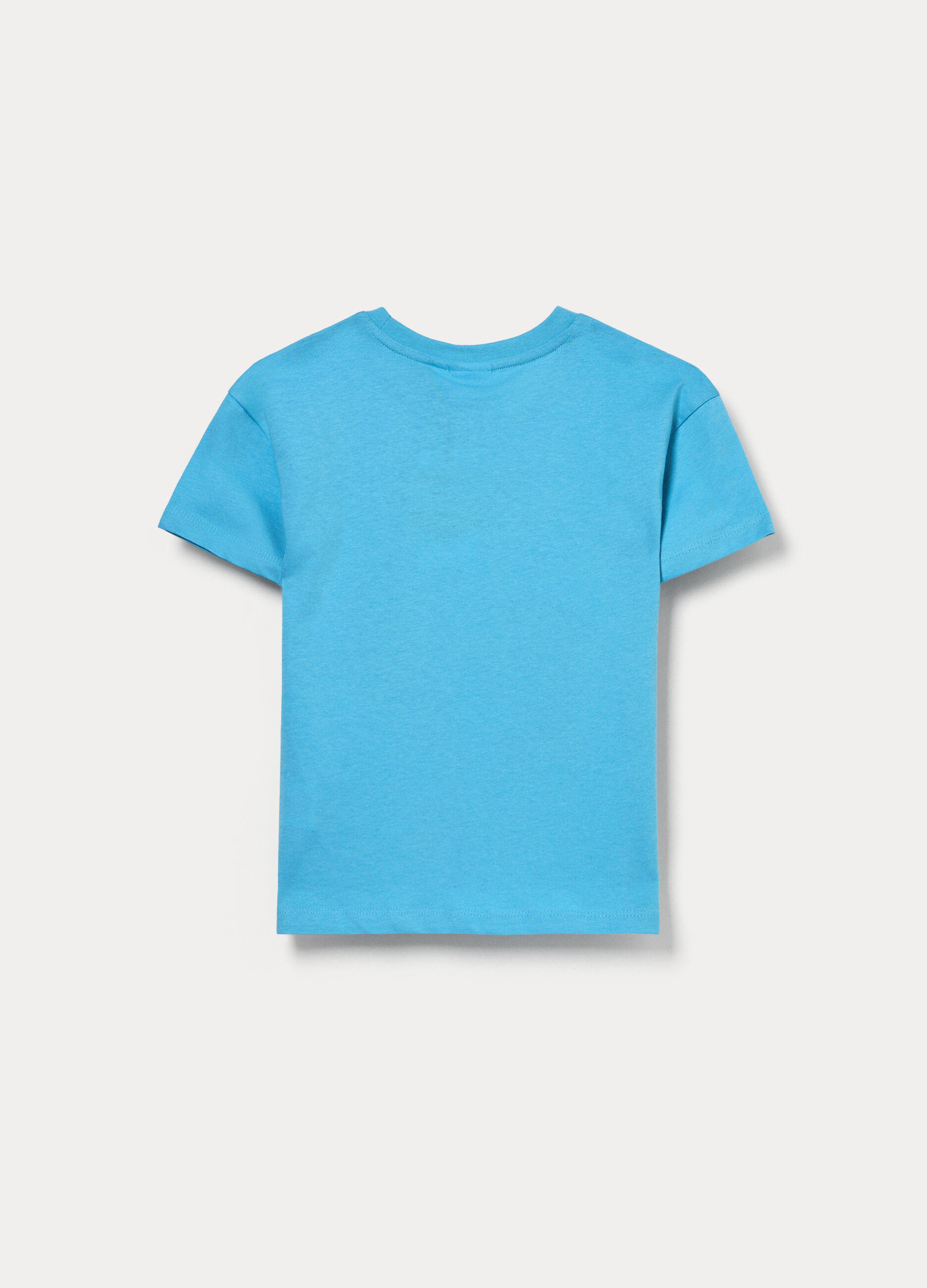 T-shirt girocollo Minecraft in jersey di puro cotone bambino_1