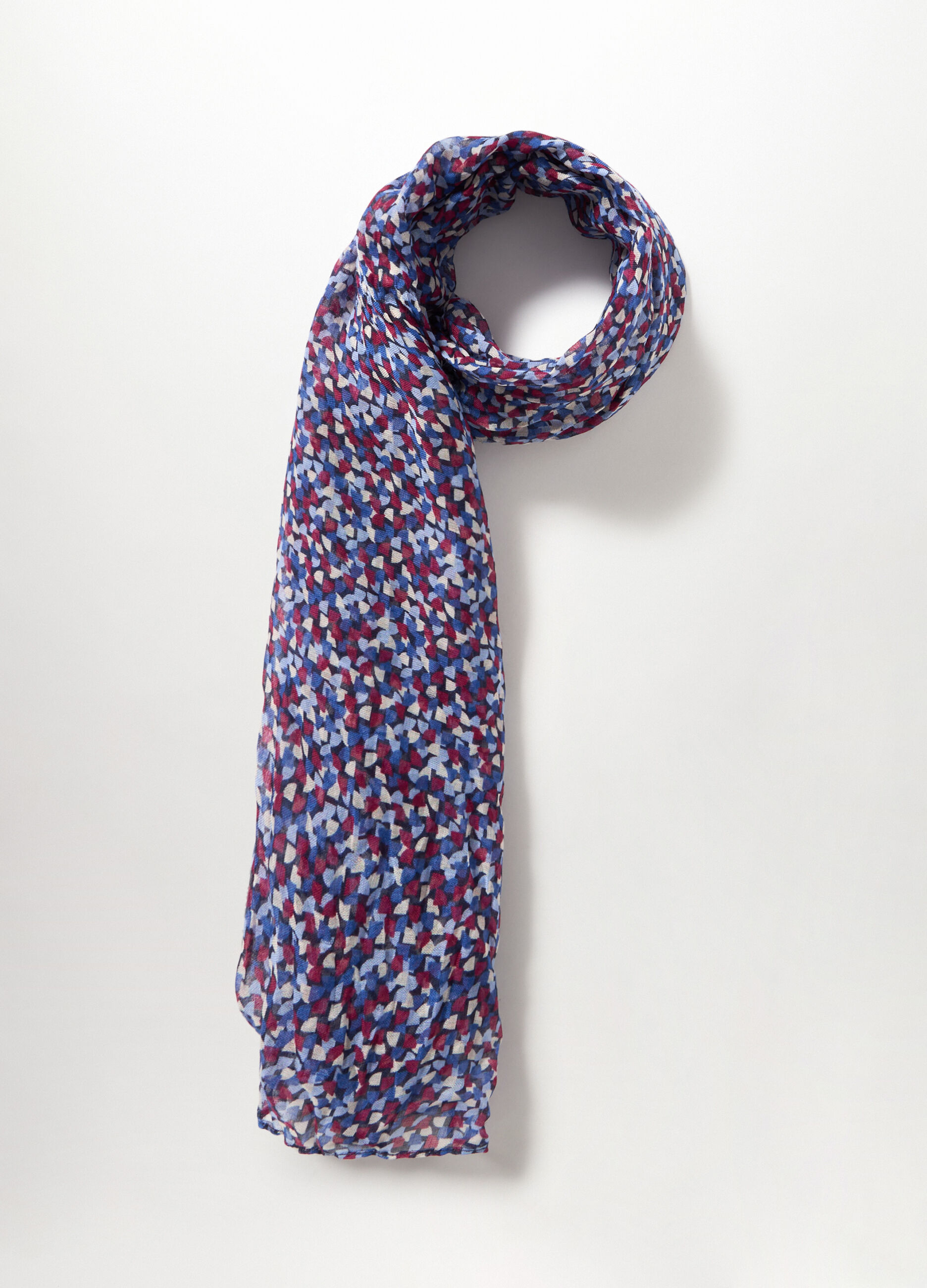 Foulard crinkle in fantasia donna_1
