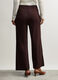 Pantaloni Wide Leg in Punto Milano stretch donna_2