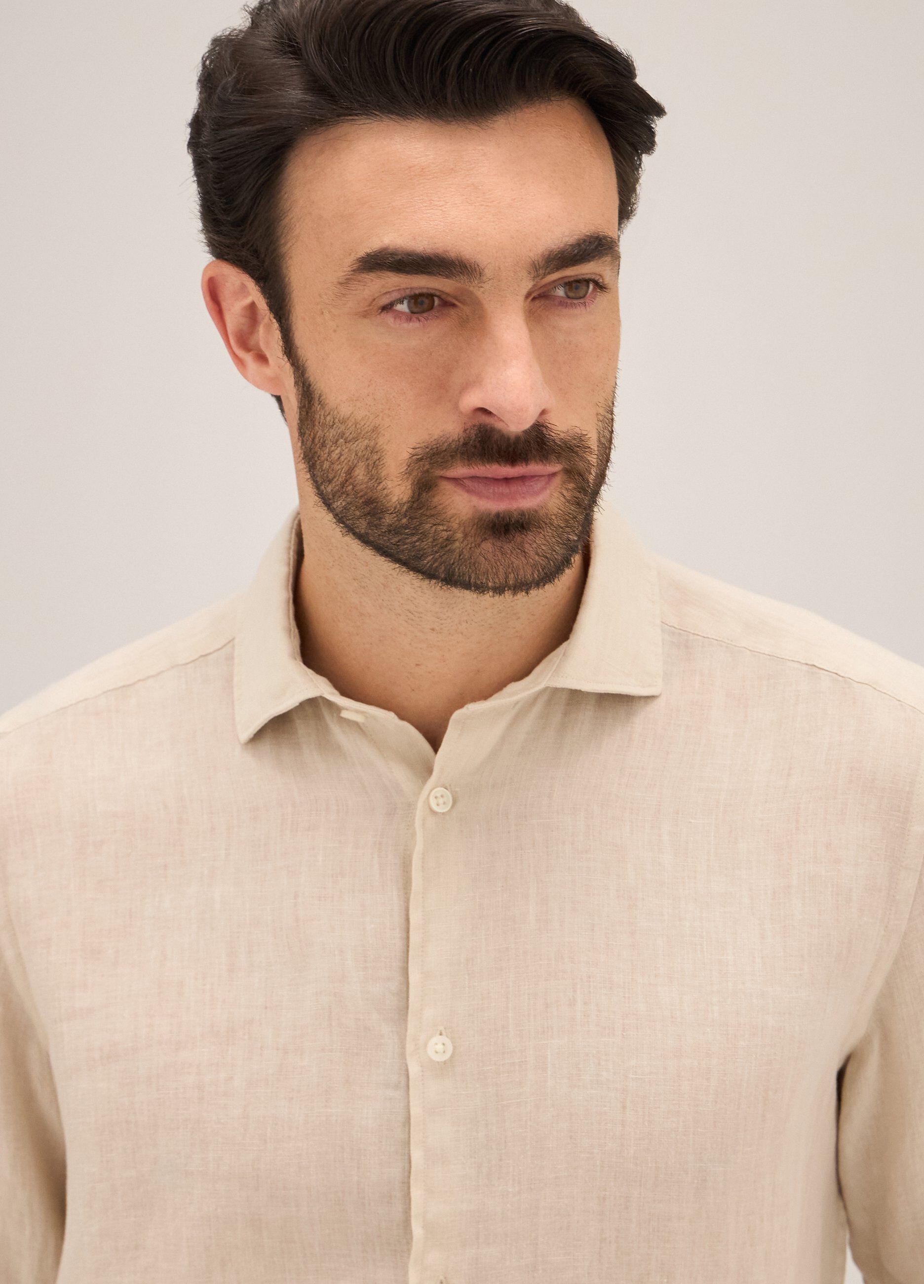 Camicia in puro lino Rumford uomo