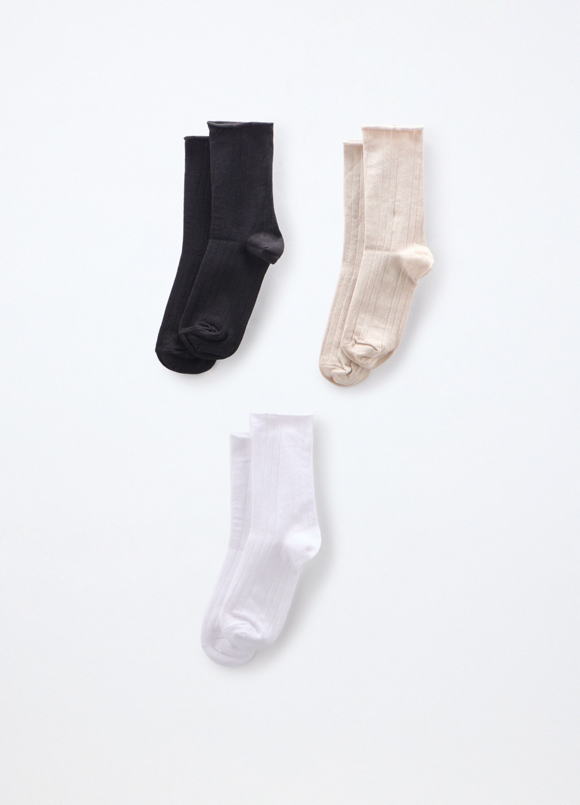 Pack 3 calze misto cotone donna_0