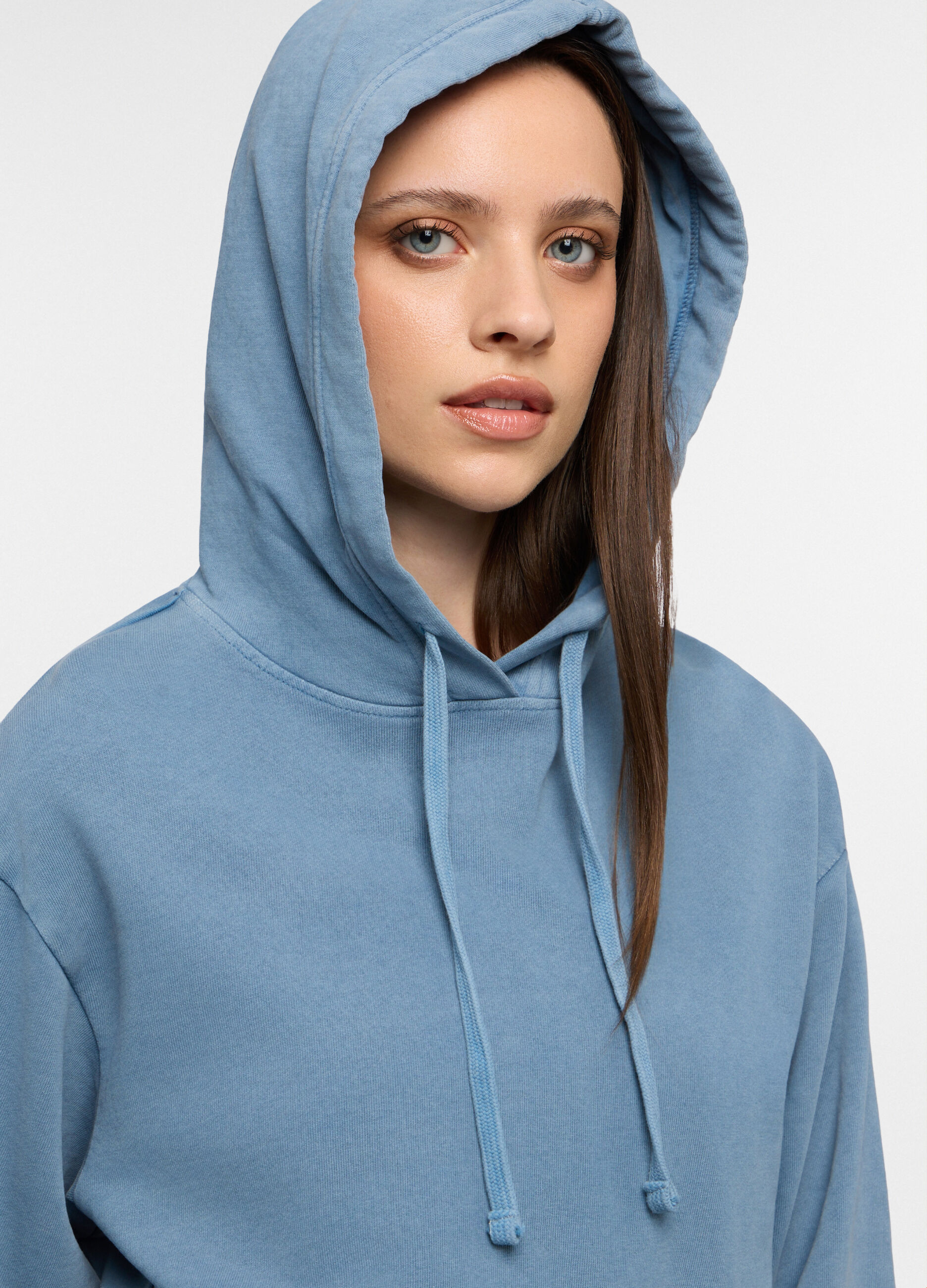 Felpa in french terry misto cotone donna_2