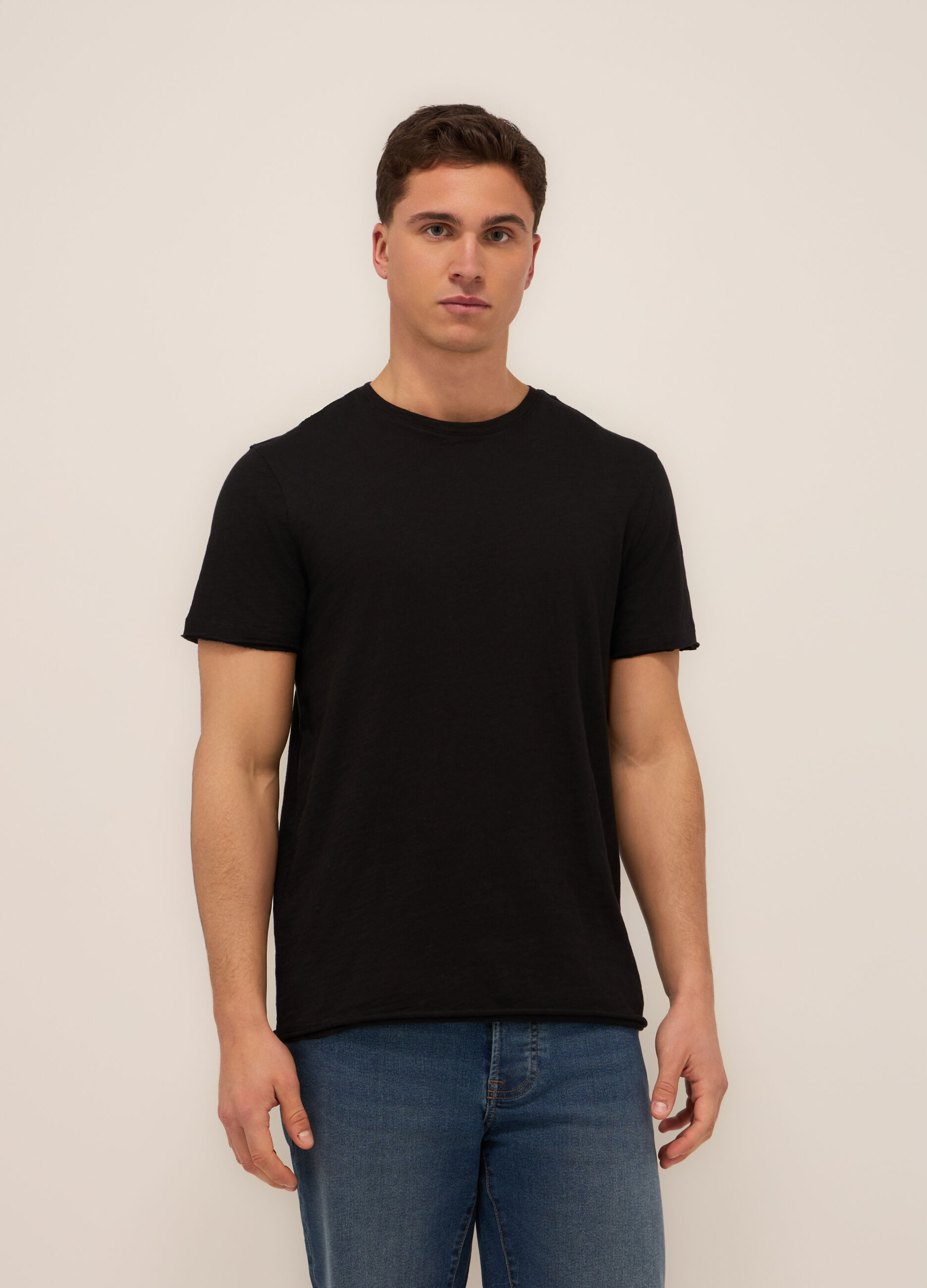 T-shirt in jersey di cotone uomo_0