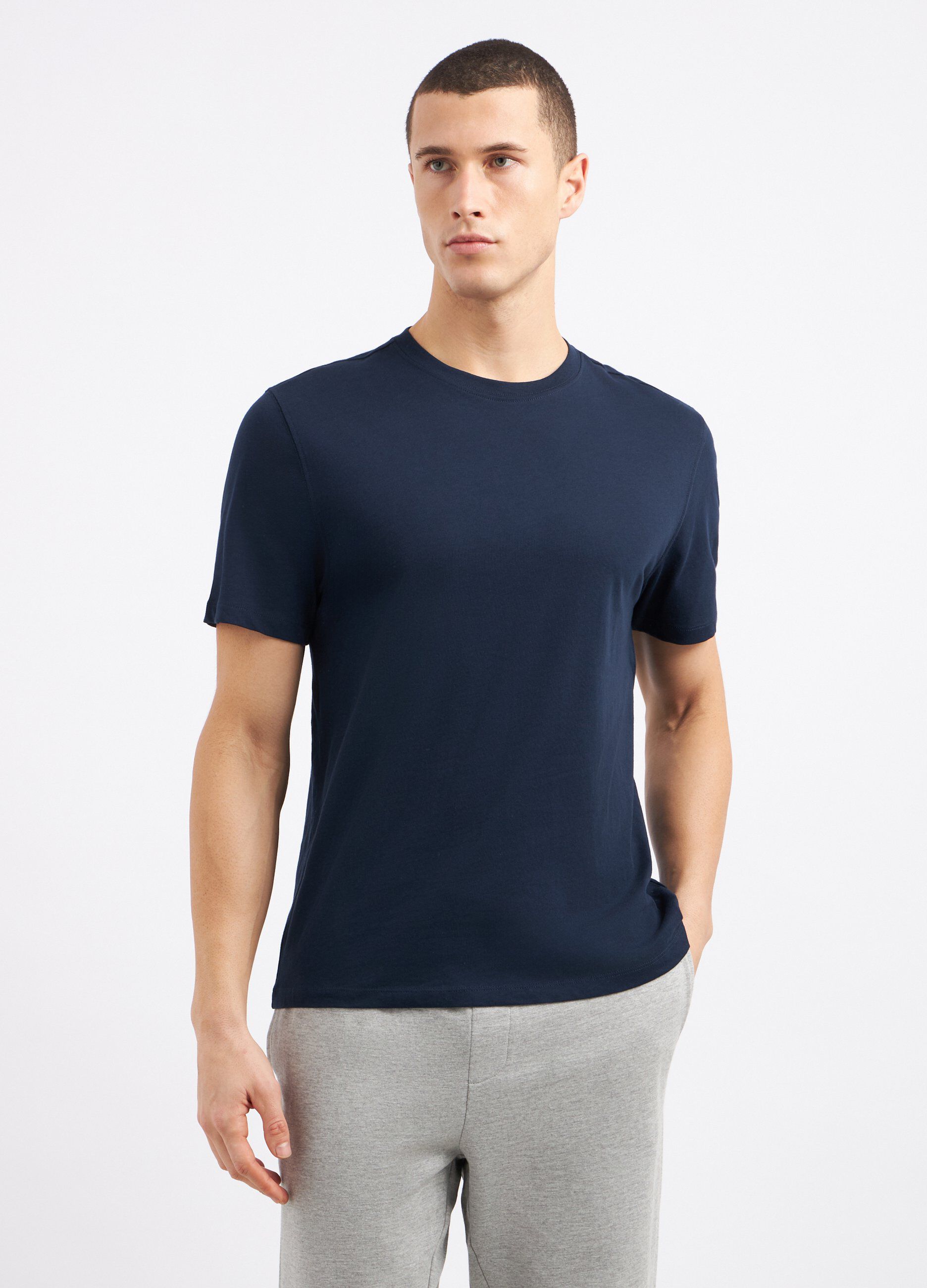 T-shirt in puro cotone uomo_0