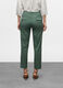 Pantaloni fit regular in twill di cotone stretch donna_1