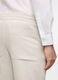 Pantalone chino a righe relaxed fit in cotone e lino uomo_2