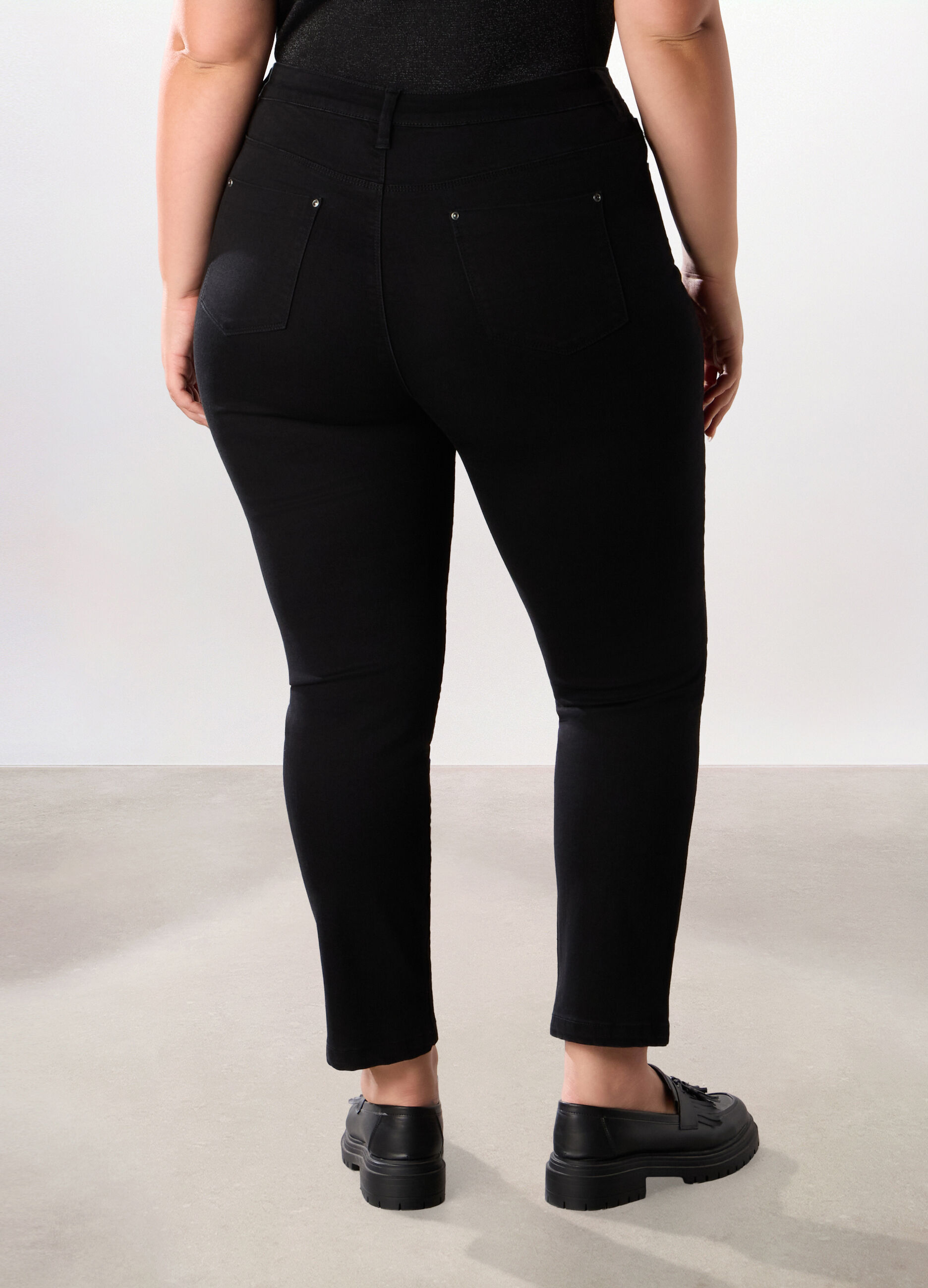 Jeans skinny fit in denim stretch donna curvy_1