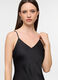 Abito lungo fitted in raso donna_2