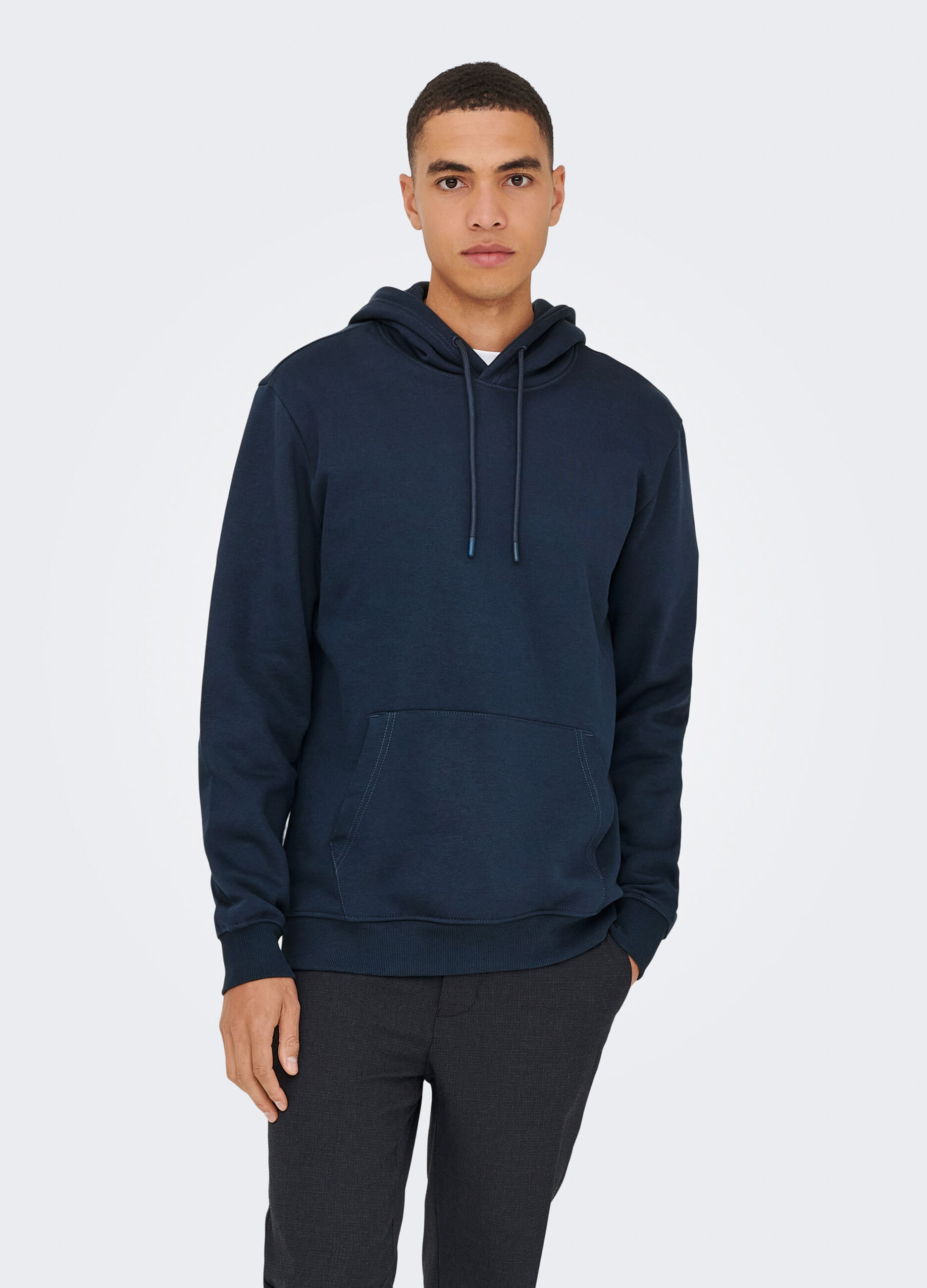 Felpa con cappuccio uomo_0