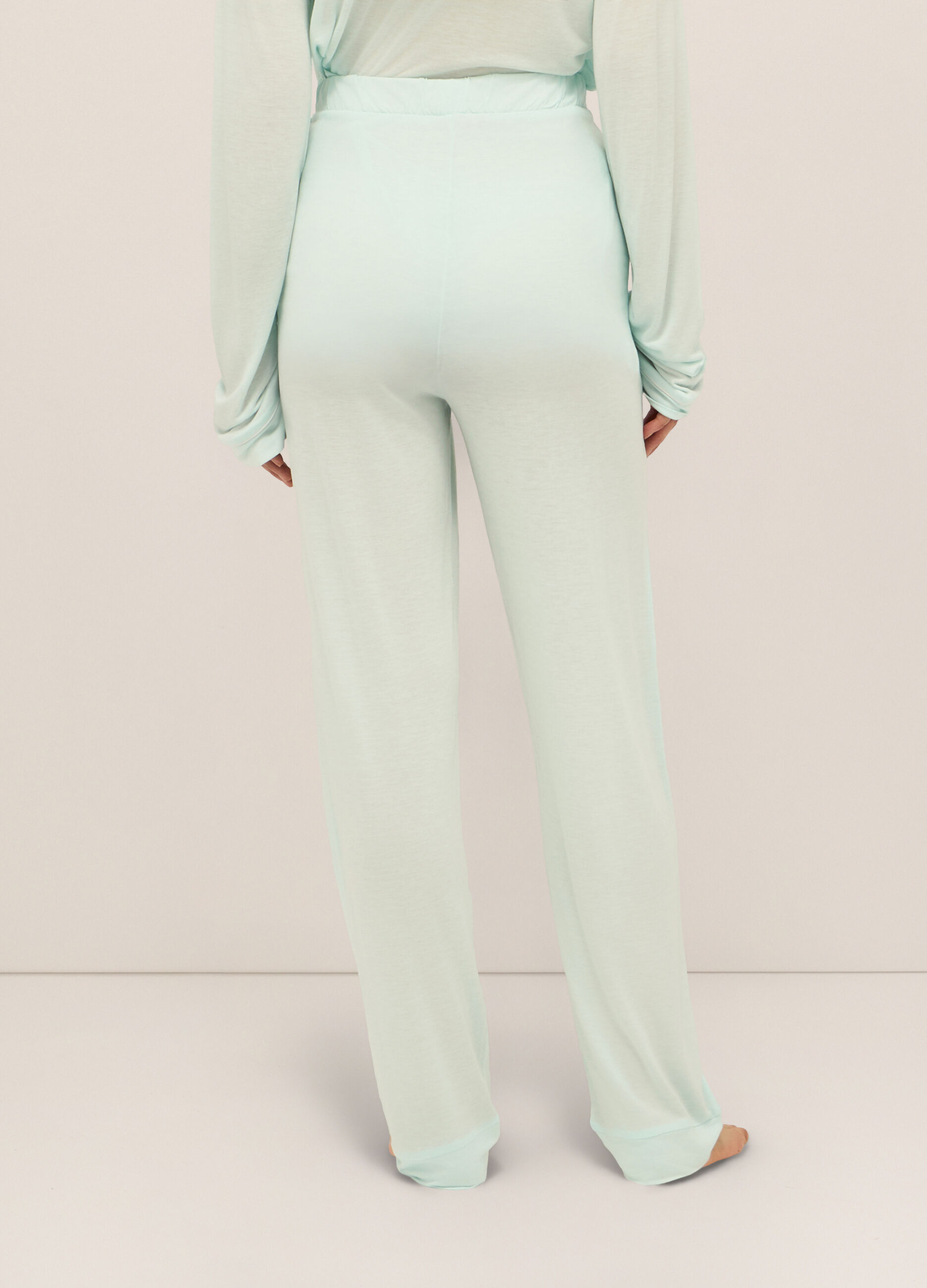 Pantaloni in pura viscosa donna_2