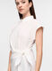 Camicia Fit Slim con colletto alla francese in puro cotone donna_2