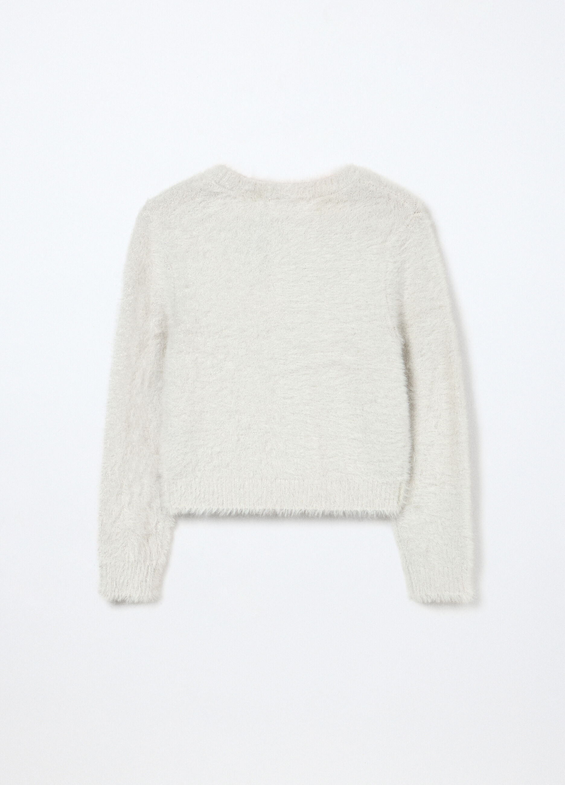 Cardigan tricot spazzolato bambina_1