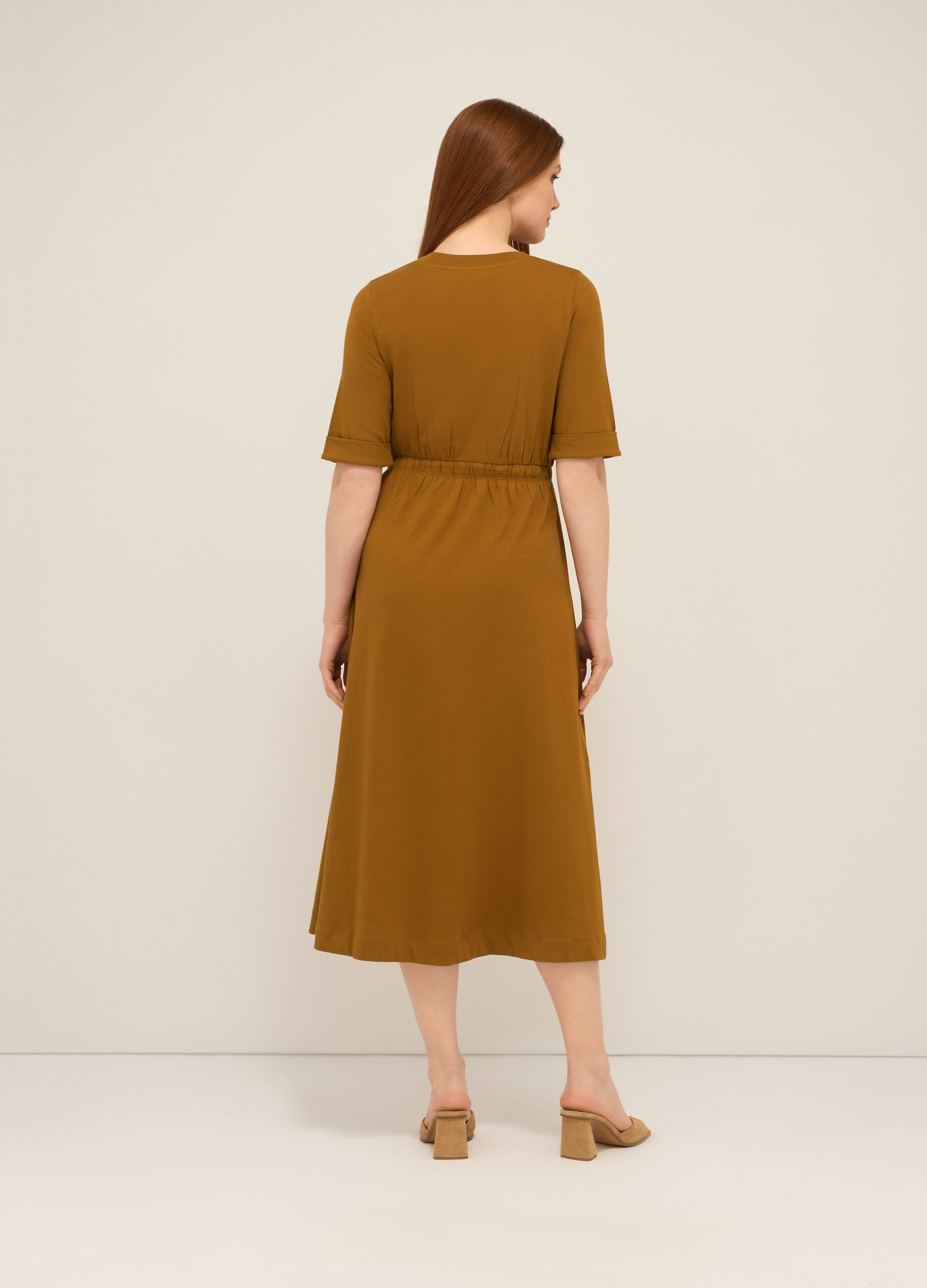 Abito lungo in puro cotone donna_1
