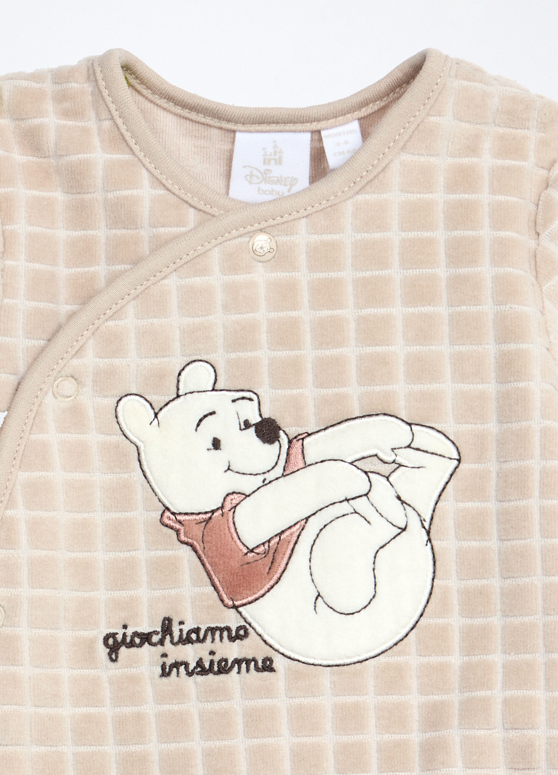 Tutina misto cotone velours neonato_2