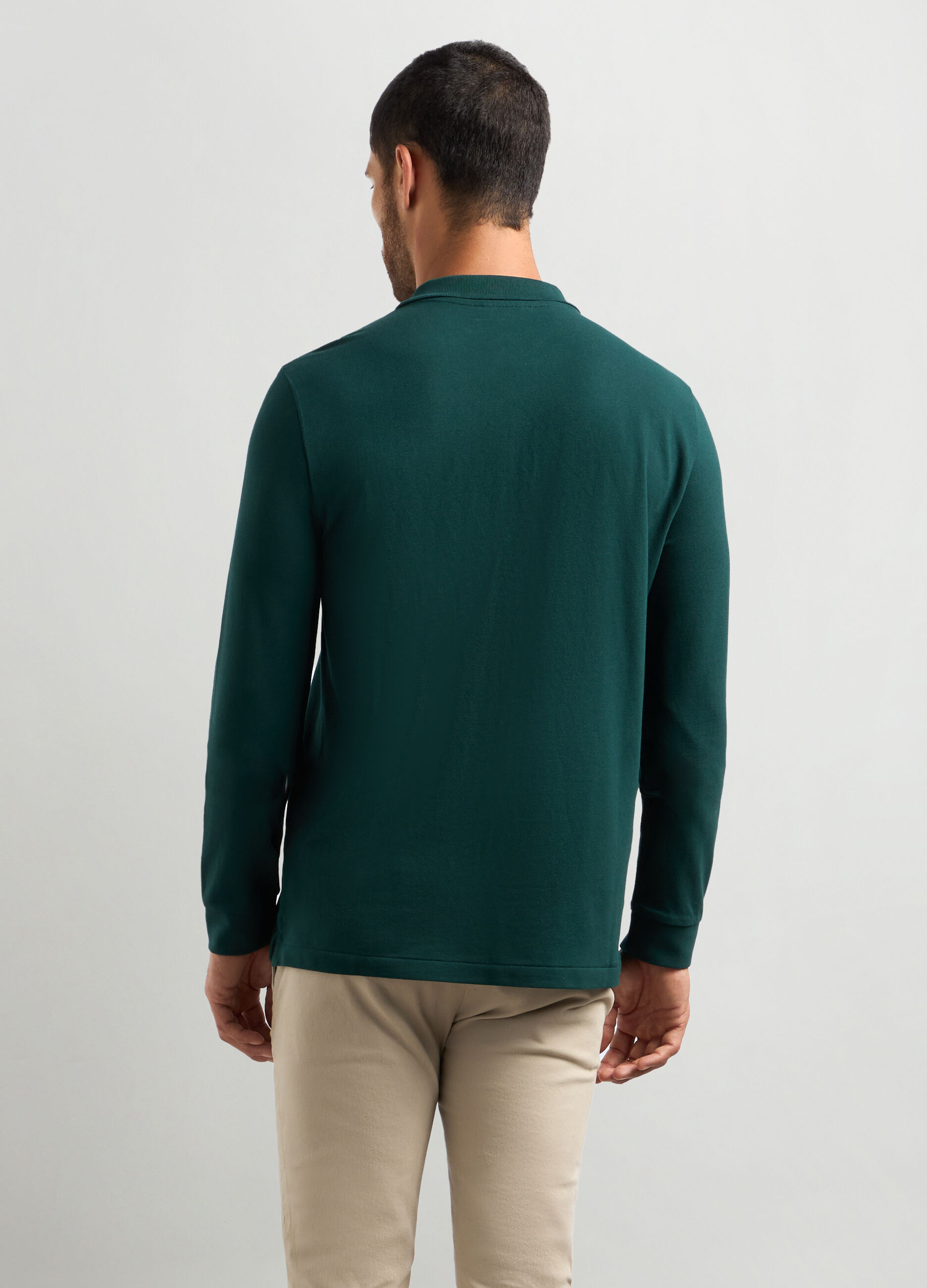 Polo in piquet di cotone uomo_1