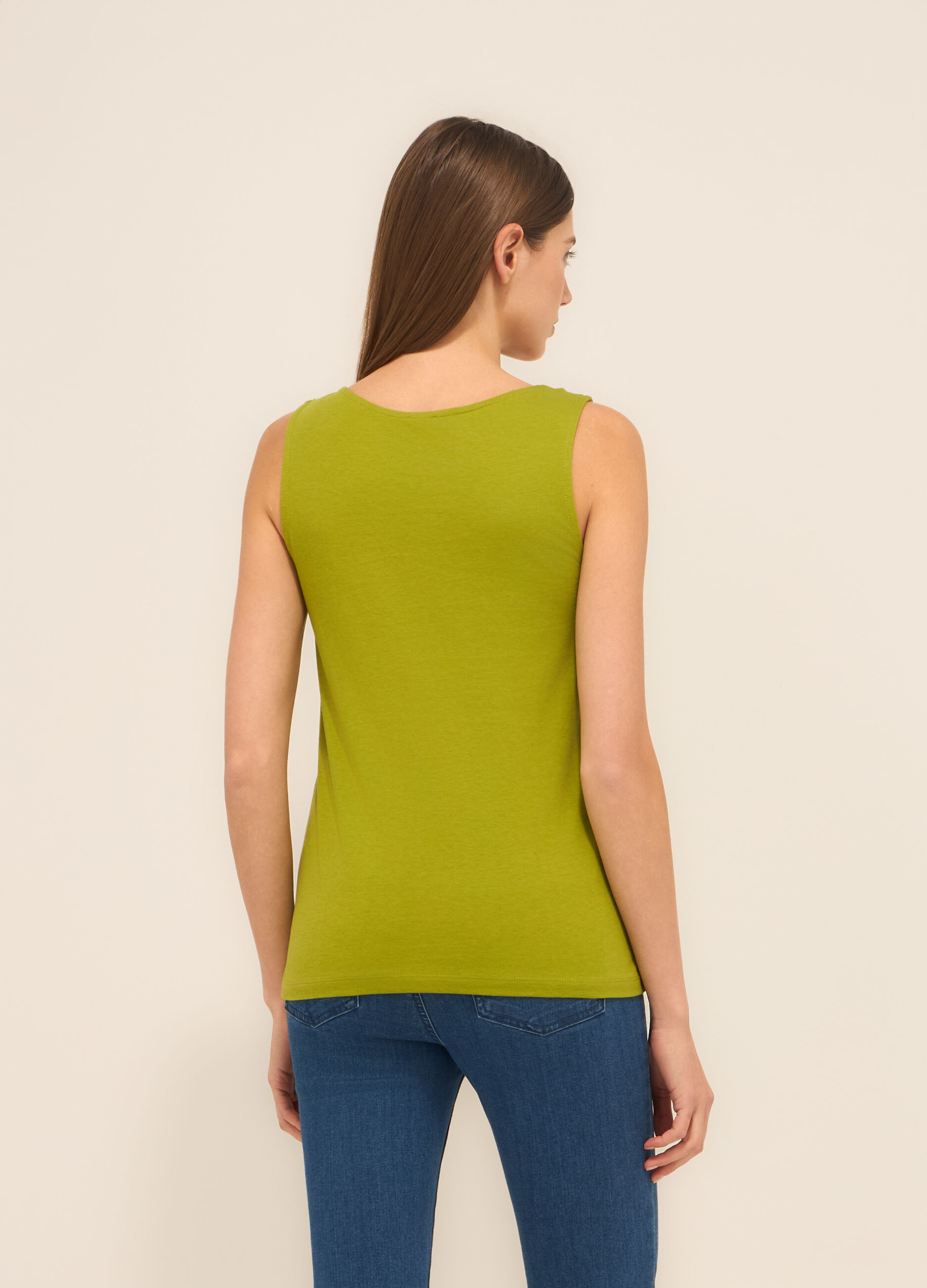 Canotta in puro cotone donna_1