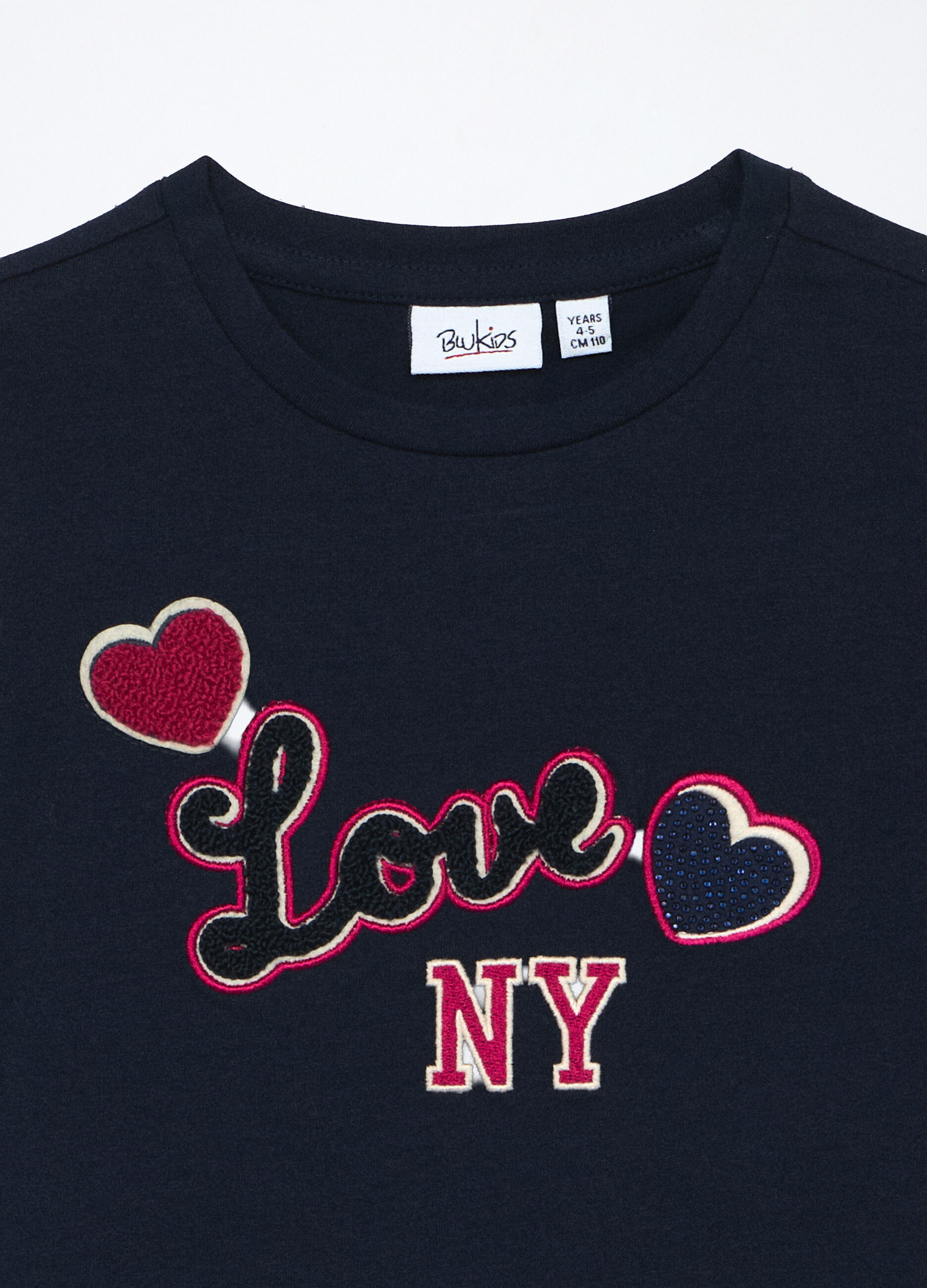 T-shirt in jersey di cotone stretch bambina_2