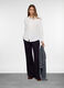 Pantaloni misto viscosa stretch donna_0