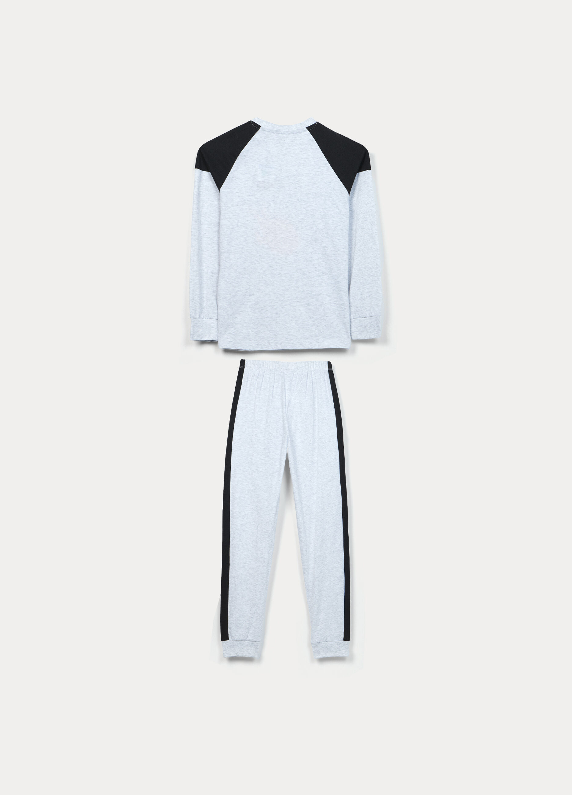 Set pigiama lungo in jersey di puro cotone ragazzo_1