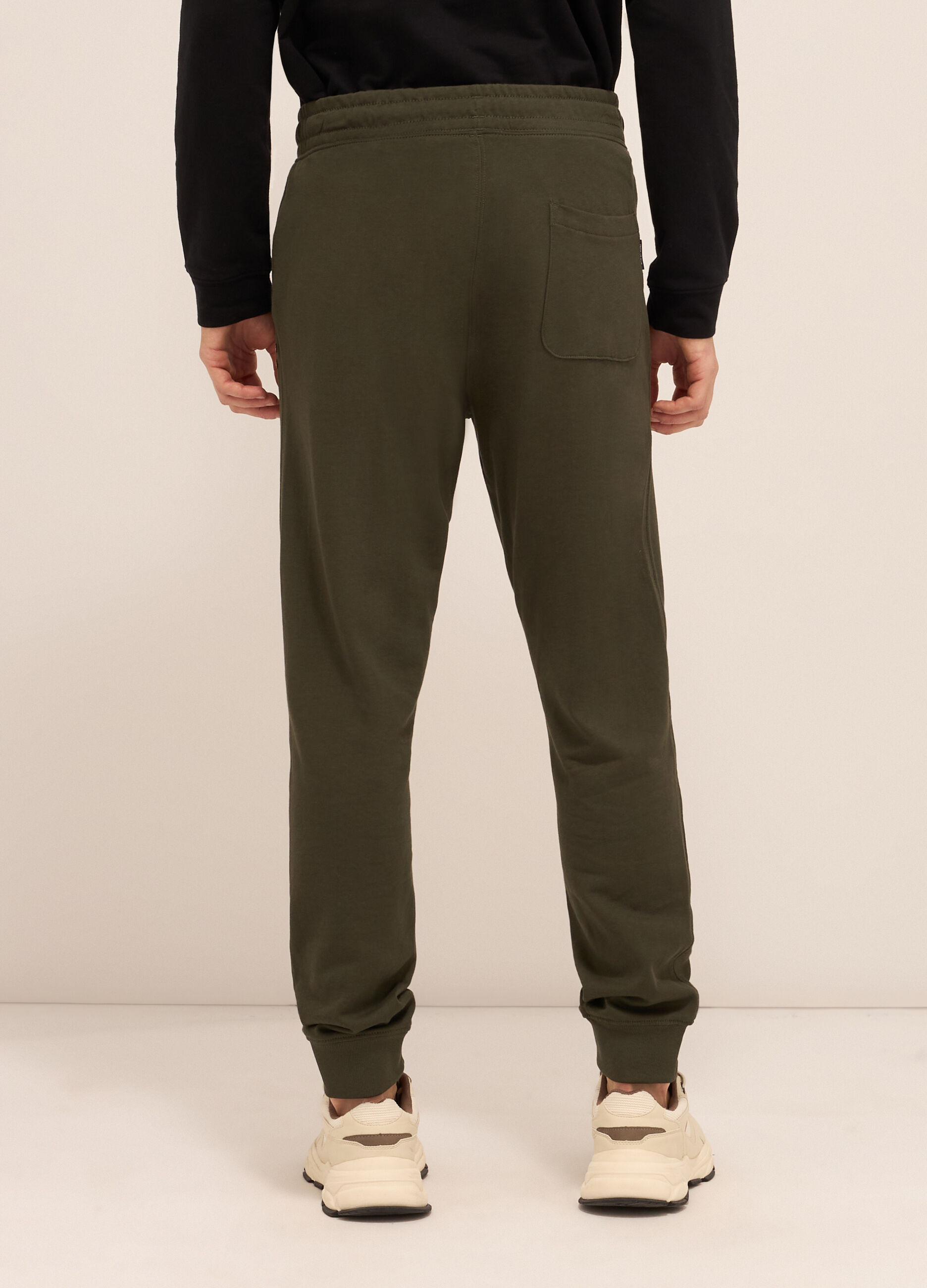 Jogger in puro cotone uomo_1