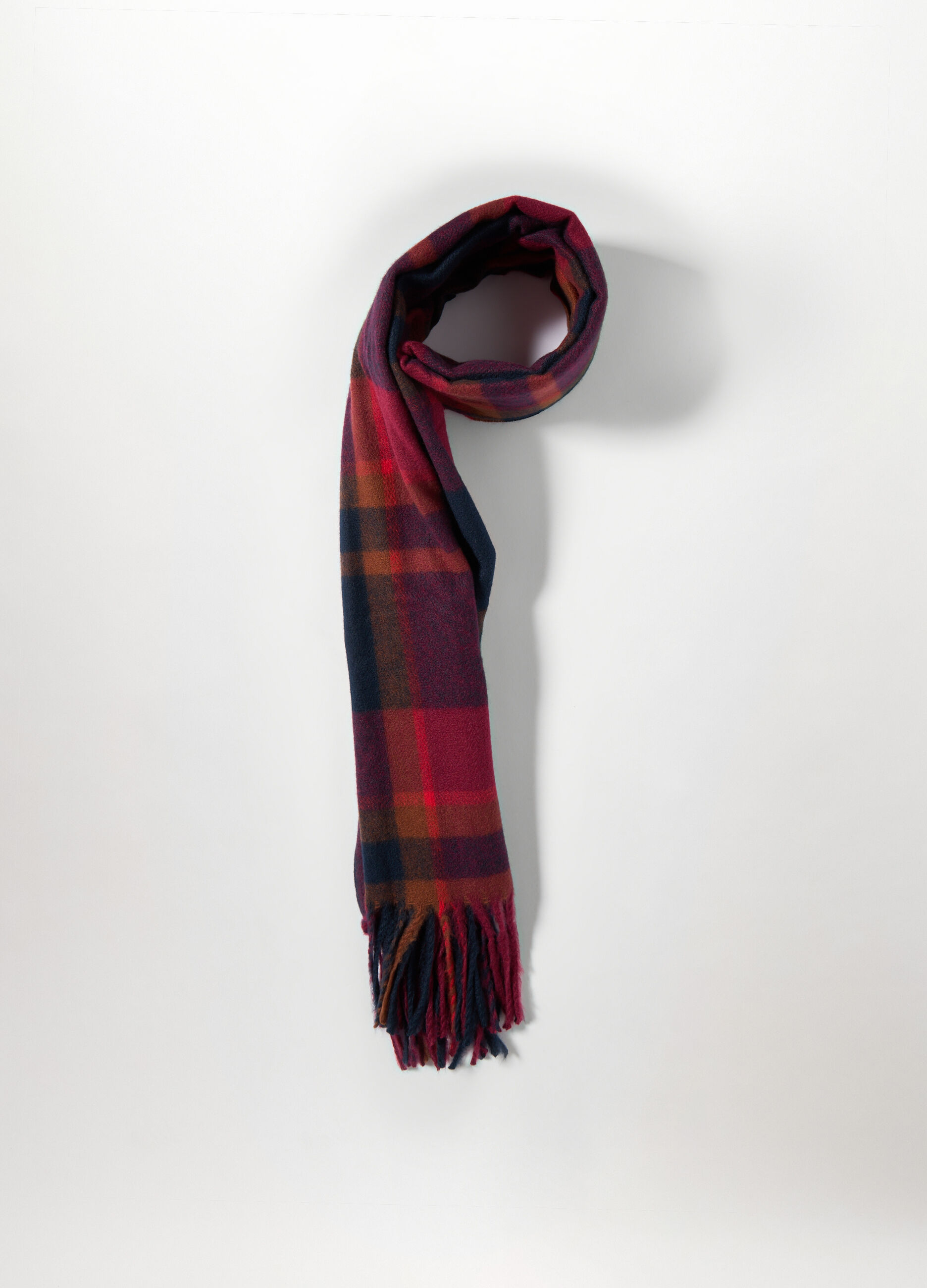 Sciarpa misto viscosa a quadri donna_1