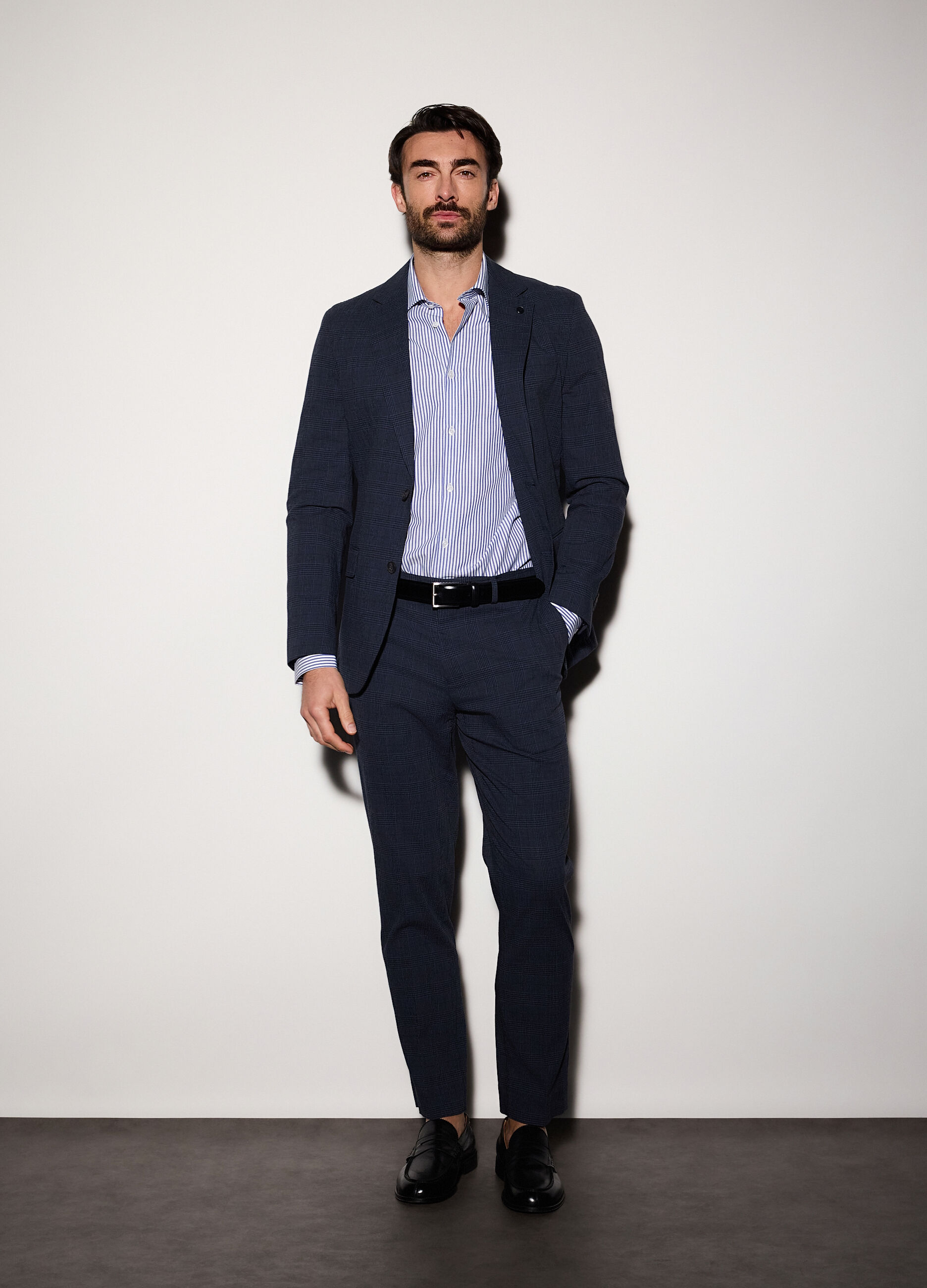 Pantalone classico Principe di Galles uomo_0