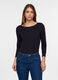 T-shirt con scollo a barchetta stretch donna_0