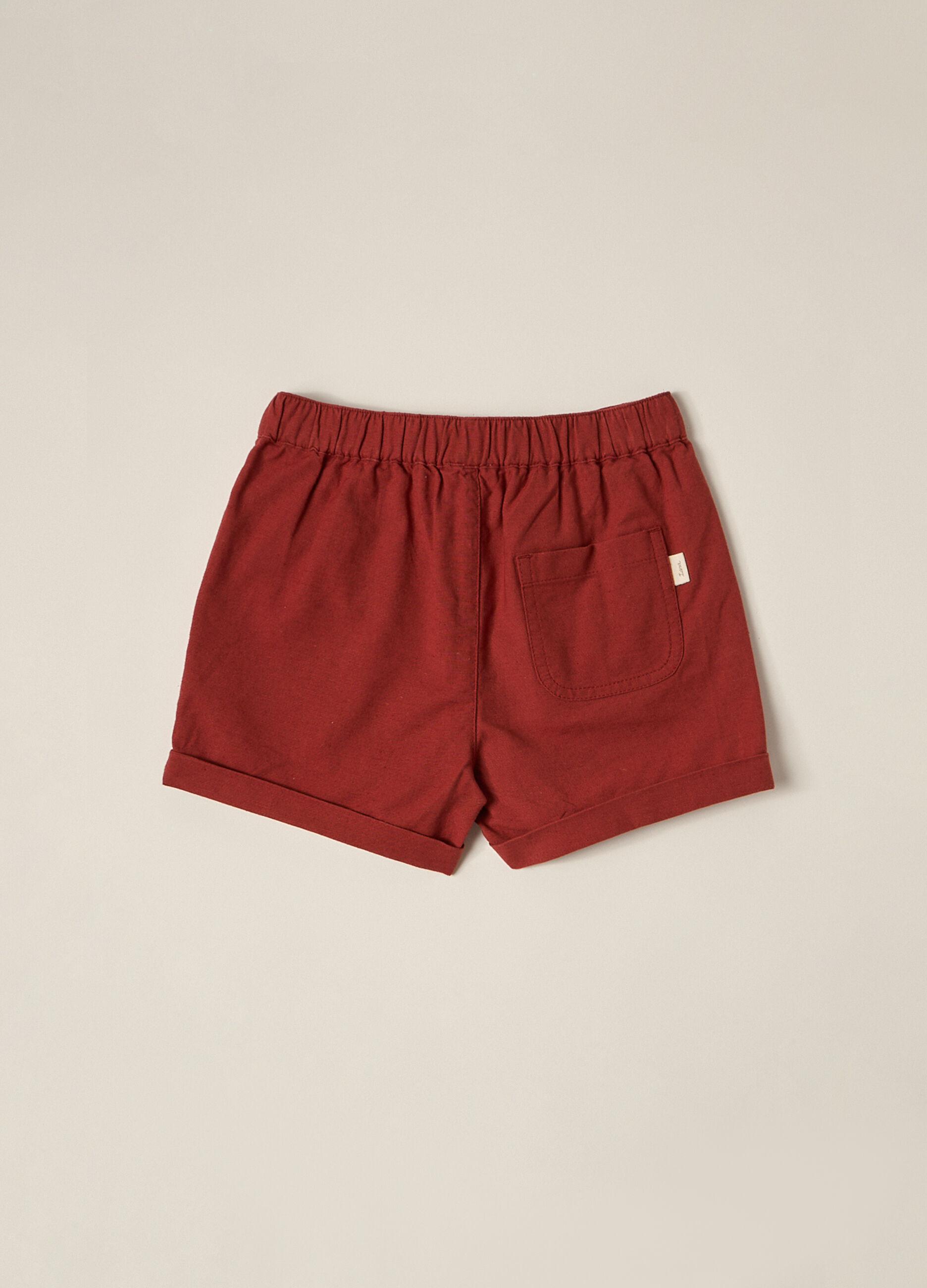 Shorts misto lino IANA neonato_3