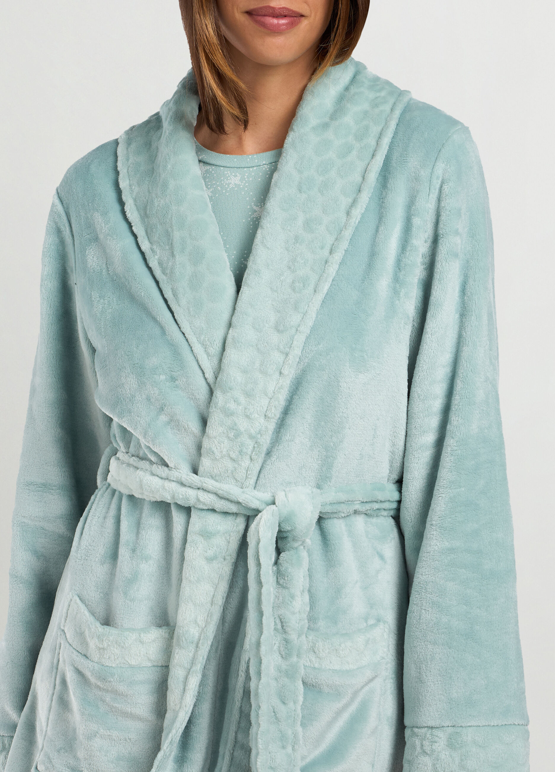 Vestaglia in coral fleece donna