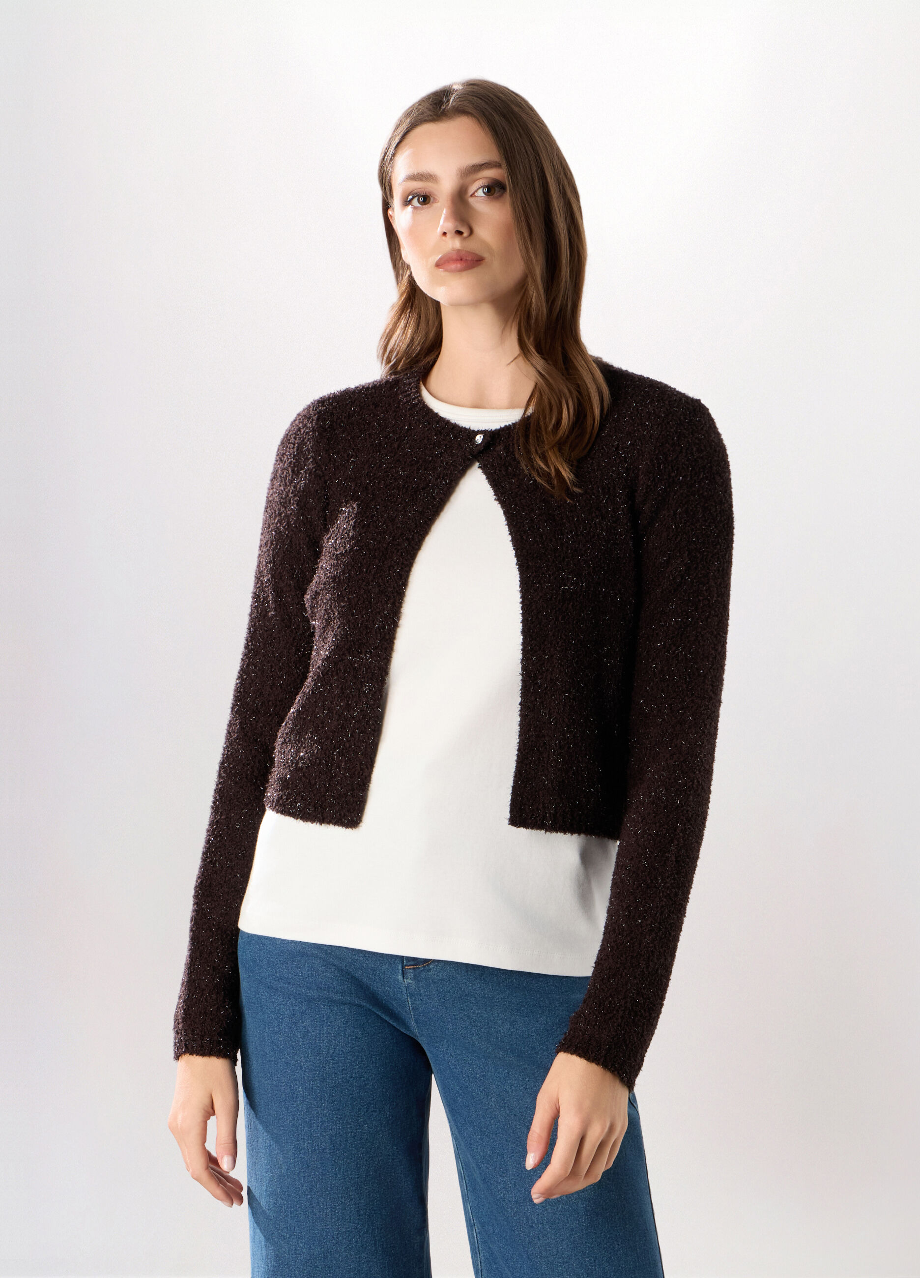 Cardigan tricot donna_0