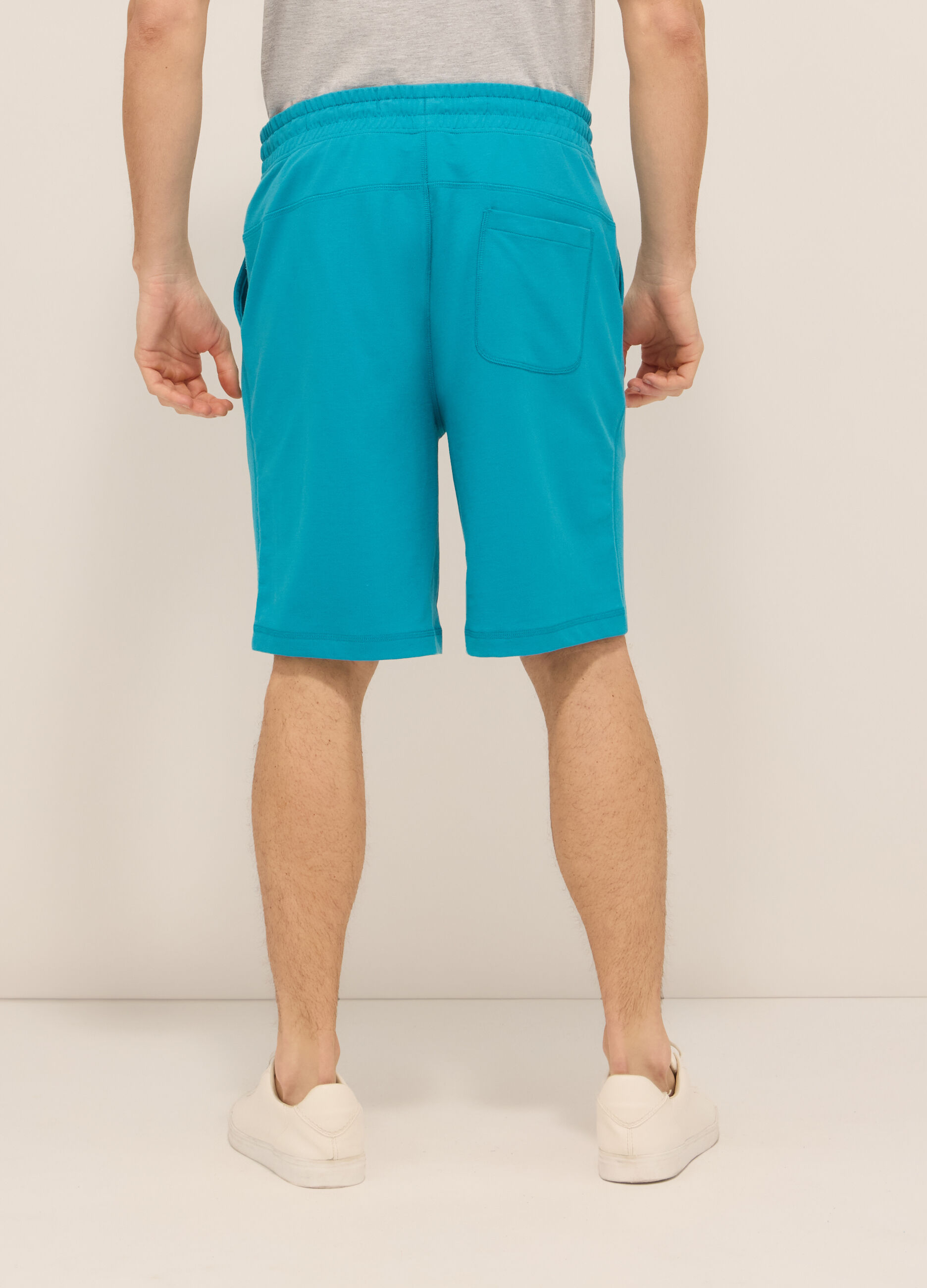 Short sportivi in felpa di cotone uomo_1