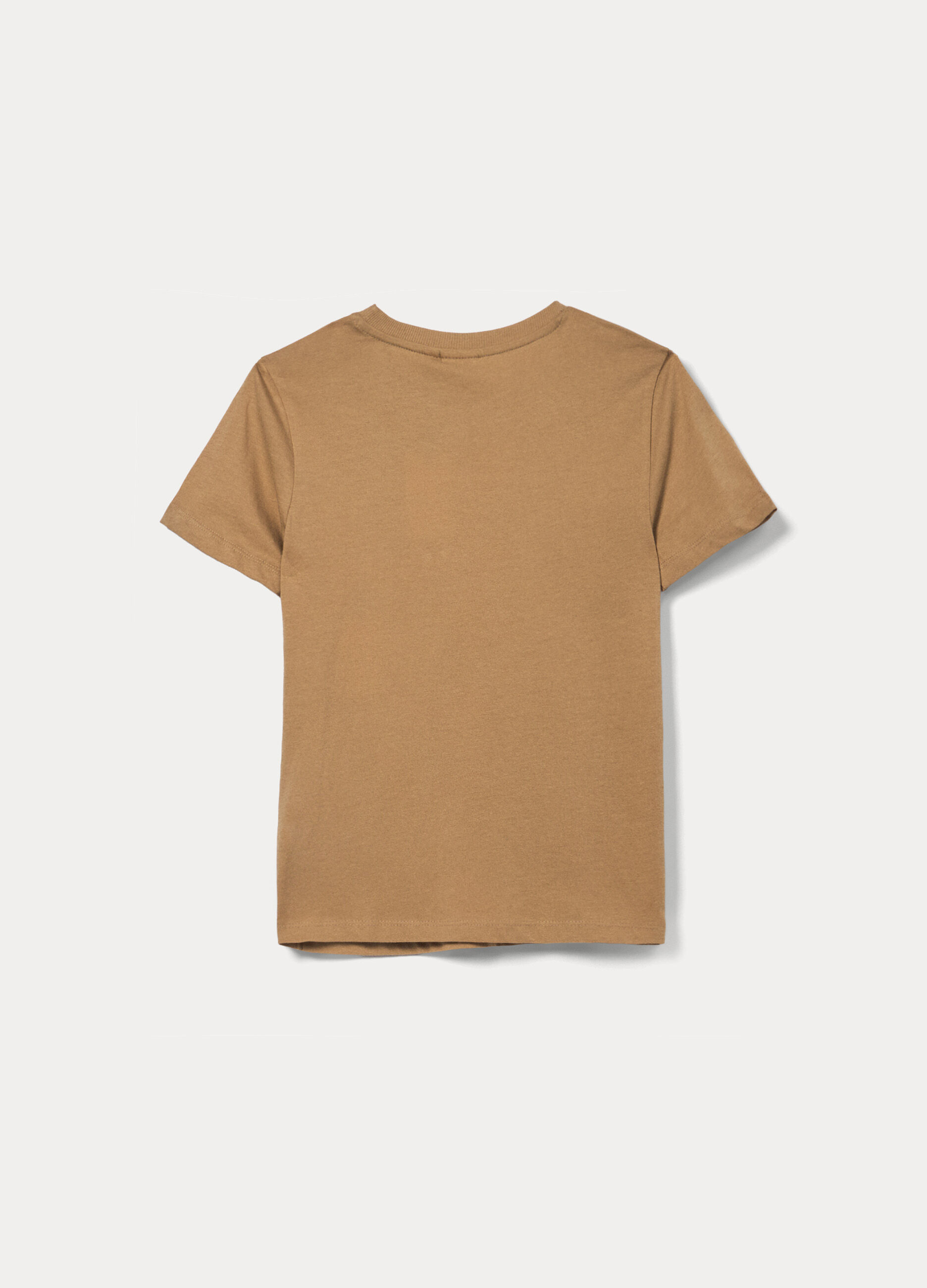 T-shirt girocollo in jersey di puro cotone ragazzo_1