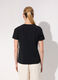 T-shirt con strass in cotone stretch donna_2