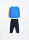 Jogging set in french terry di puro cotone neonato_1