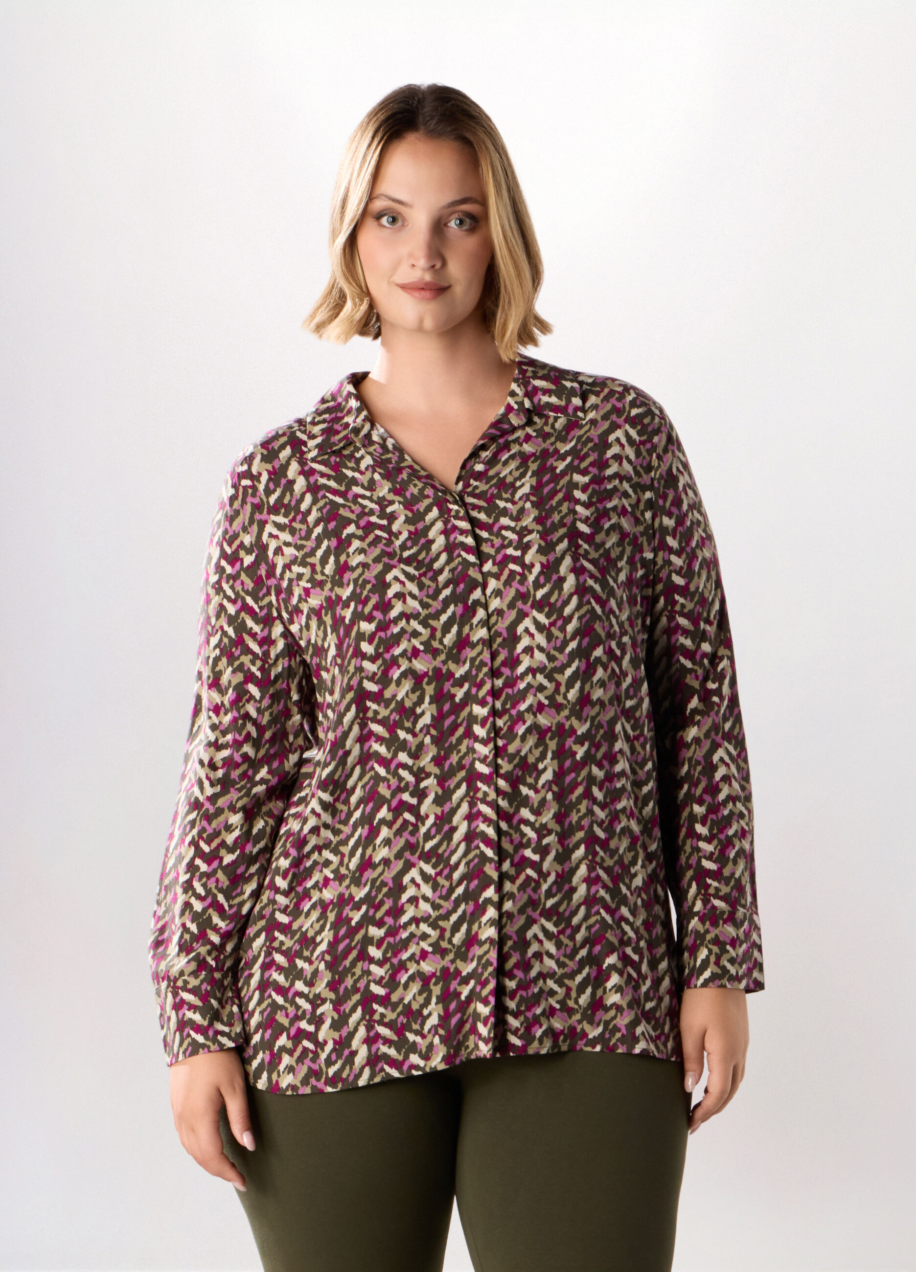 Camicia in pura viscosa donna curvy_0