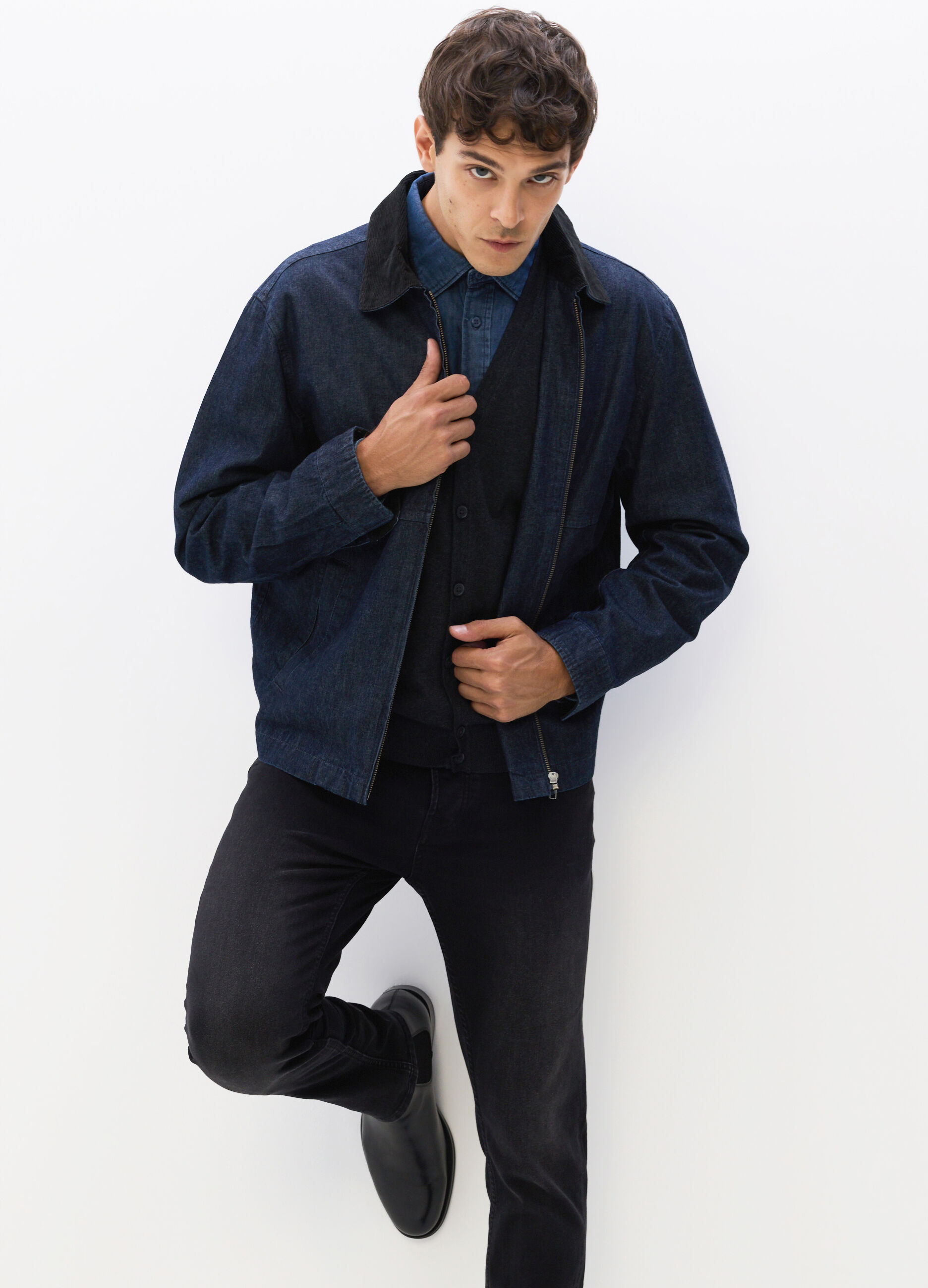Jeans skinny fit in denim stretch uomo_3