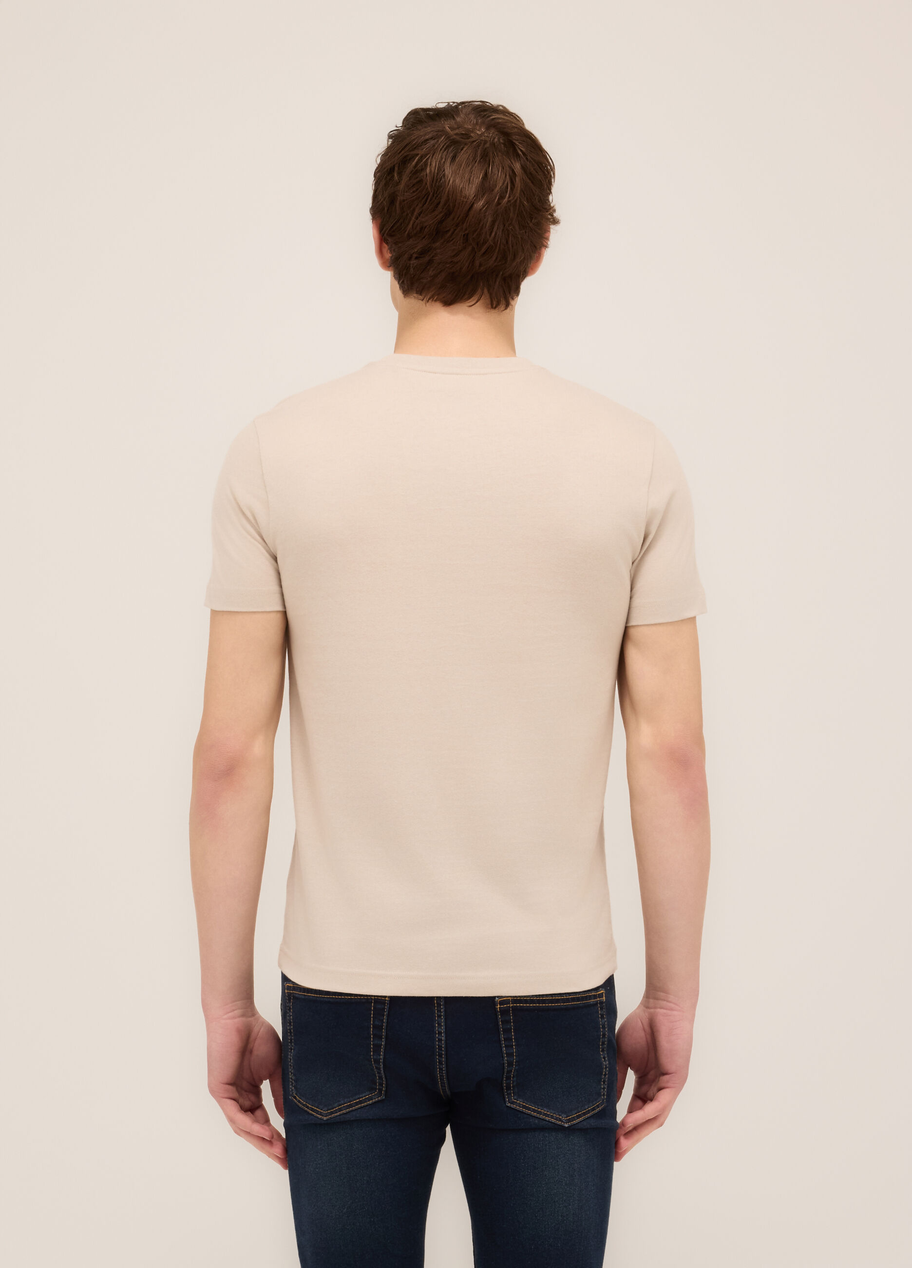 T-shirt girocollo stampa natura_1