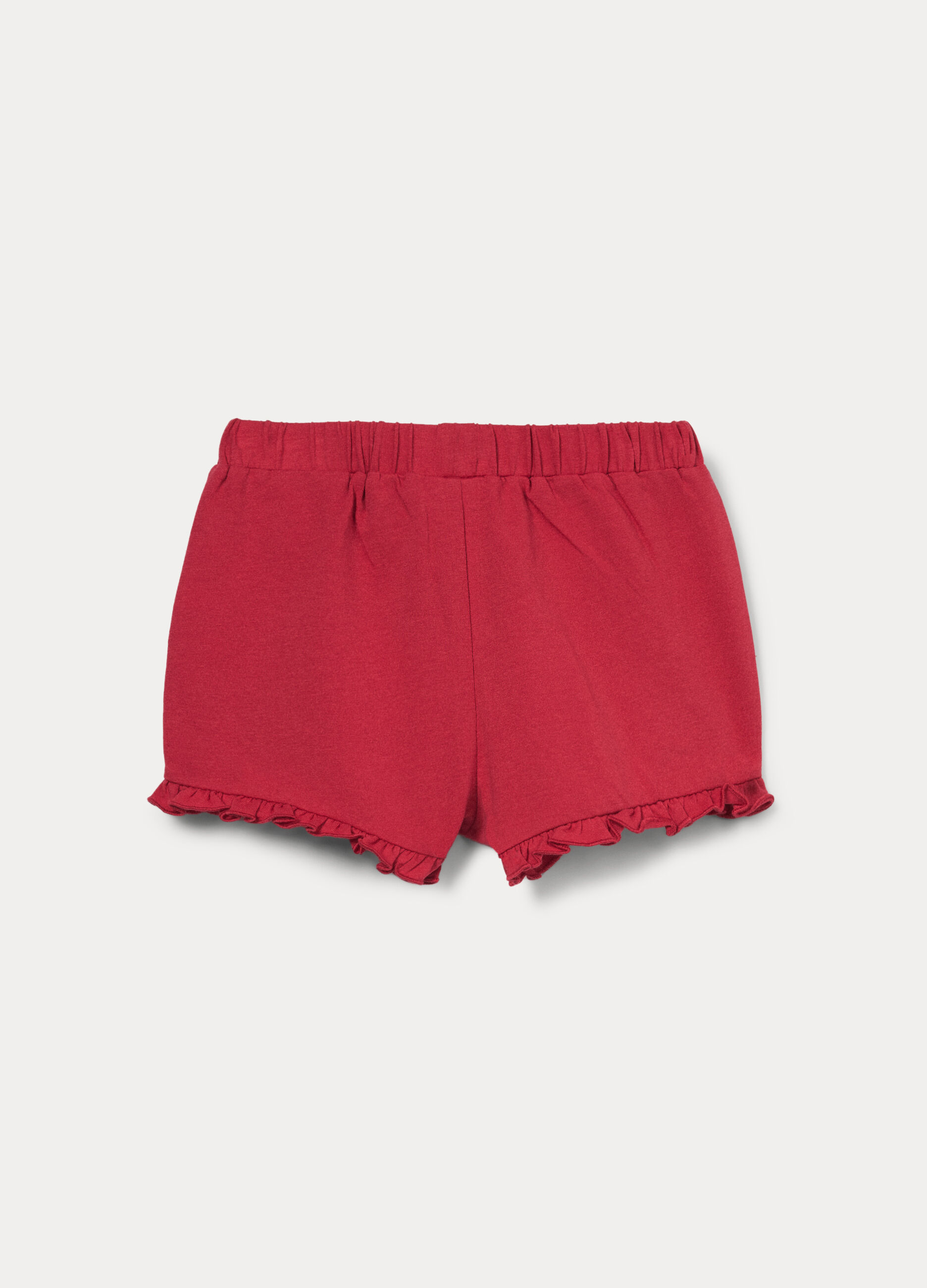 Shorts in jersey di cotone stretch bimba_1