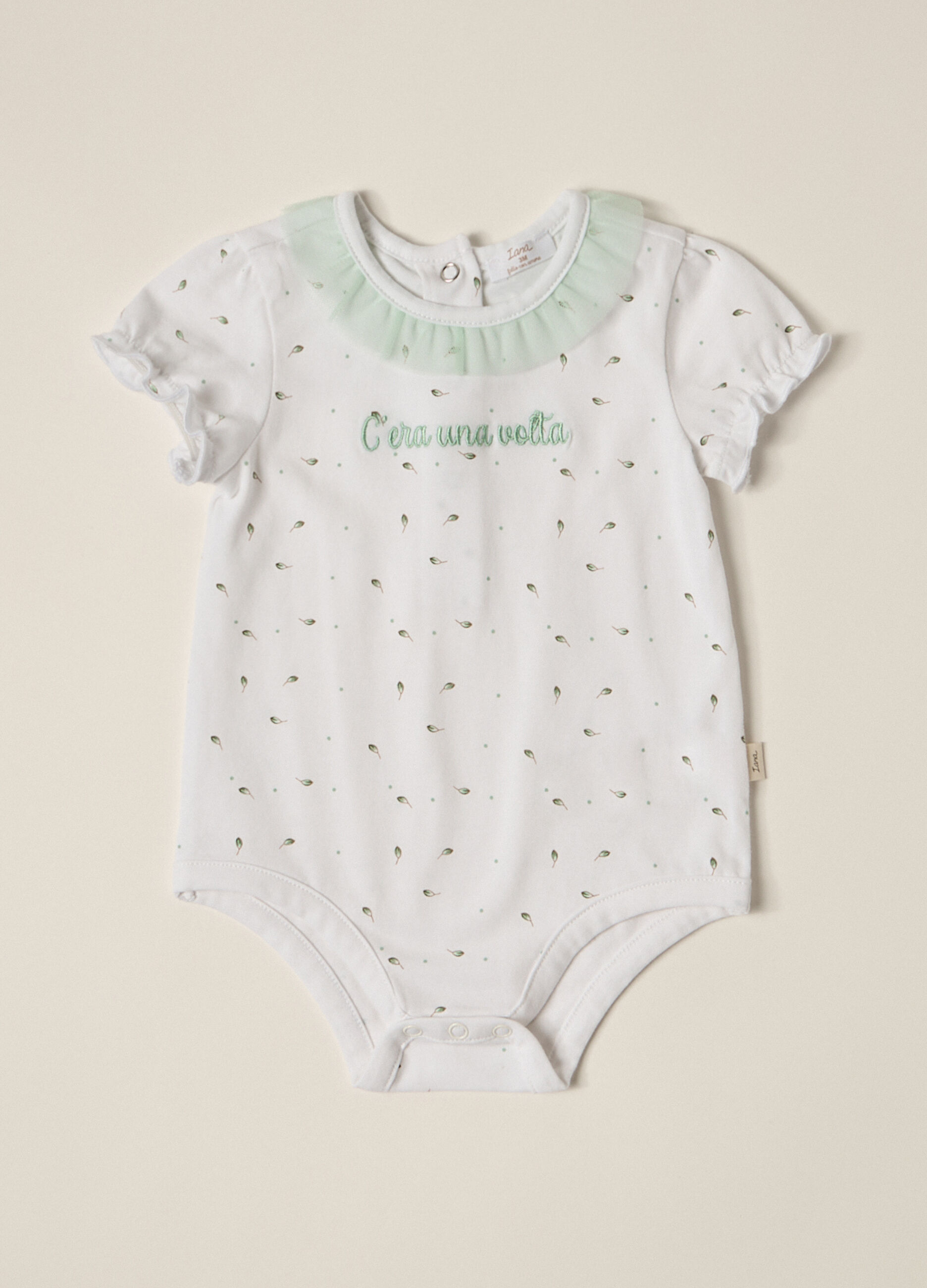 Body in jersey di cotone stretch IANA neonata_0