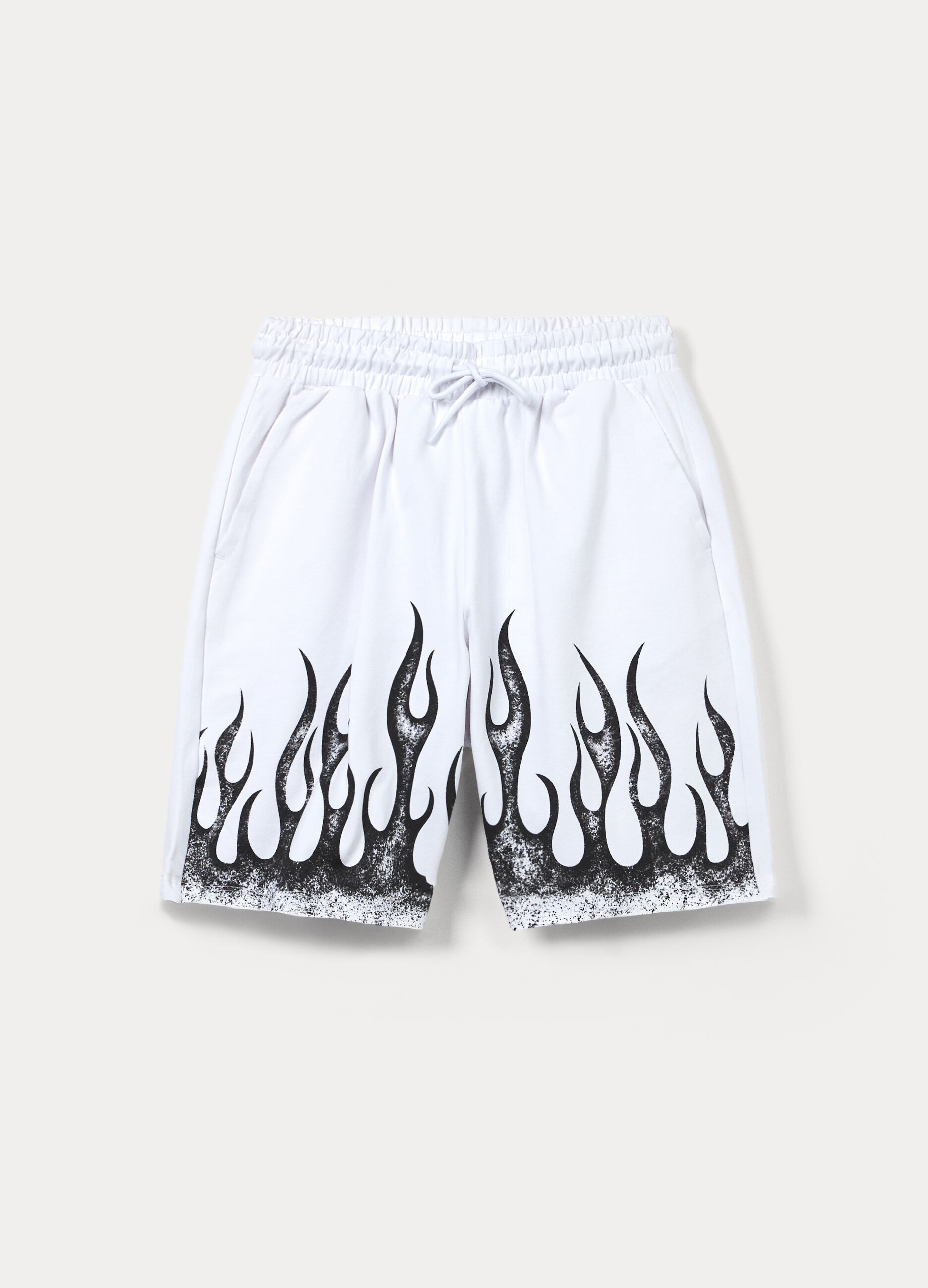 Shorts in french terry stretch ragazzo_0