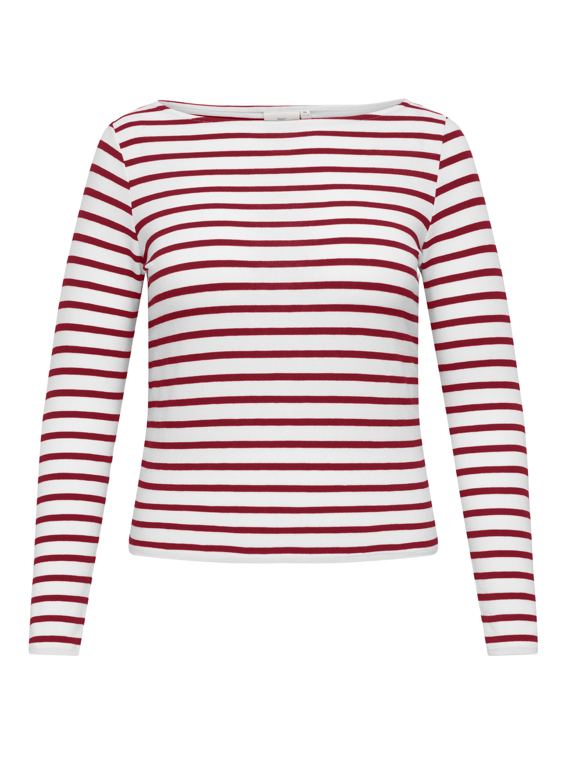 T-shirt con scollo a barchetta donna_0