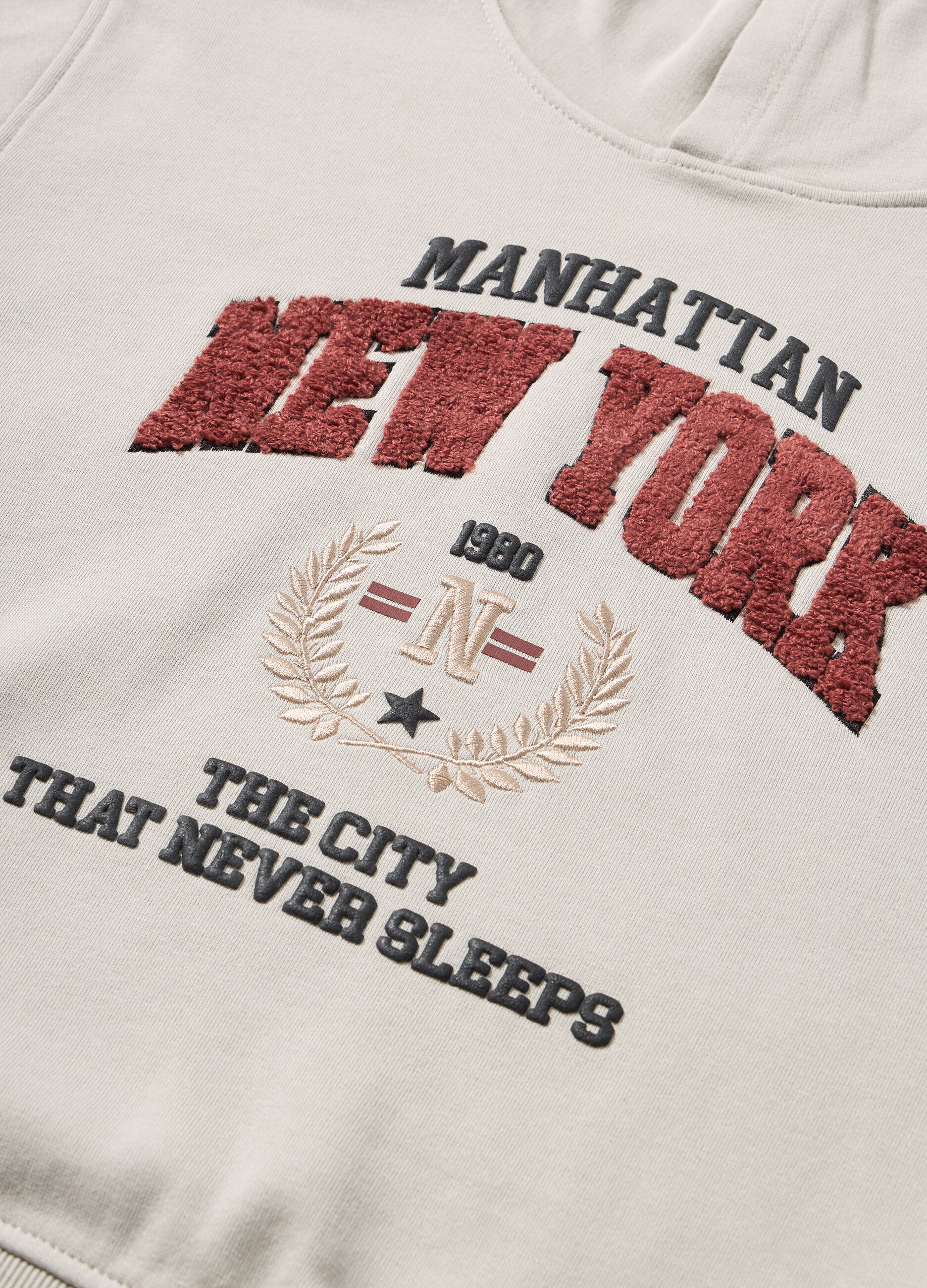 Felpa con cappuccio in misto cotone ragazzo_1