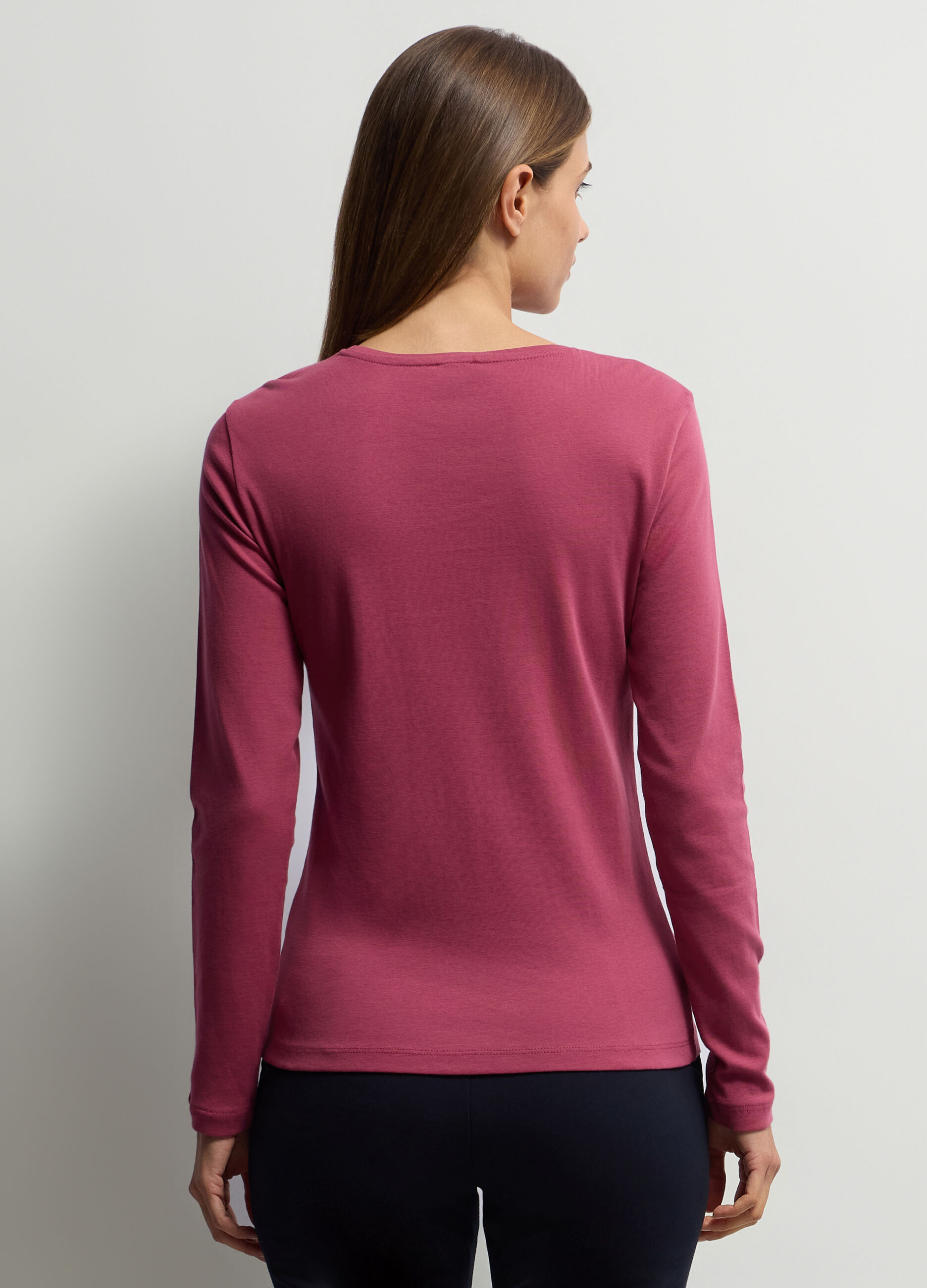 T-shirt girocollo donna_1