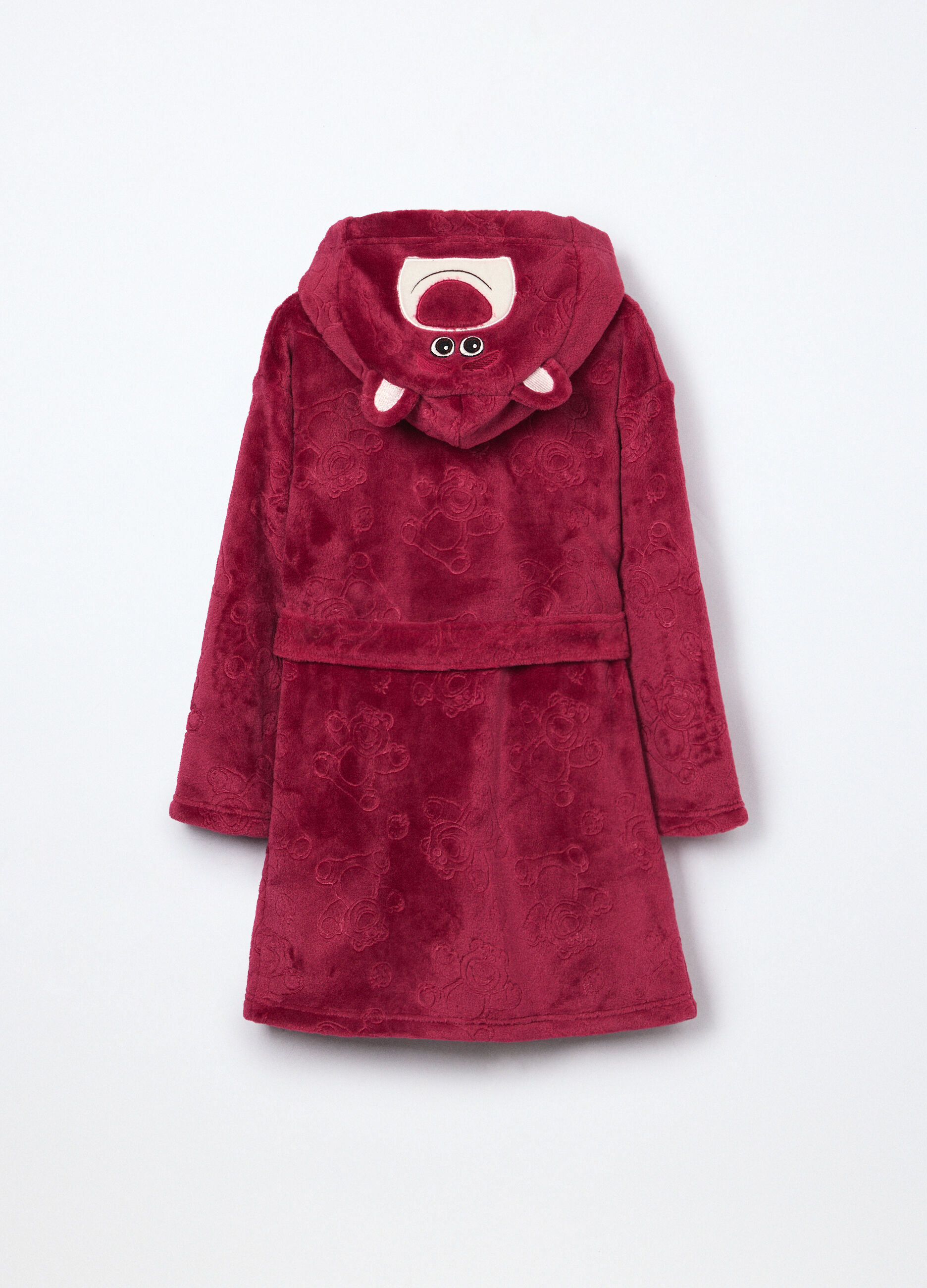 Vestaglia in coral fleece con cappuccio bambina_1