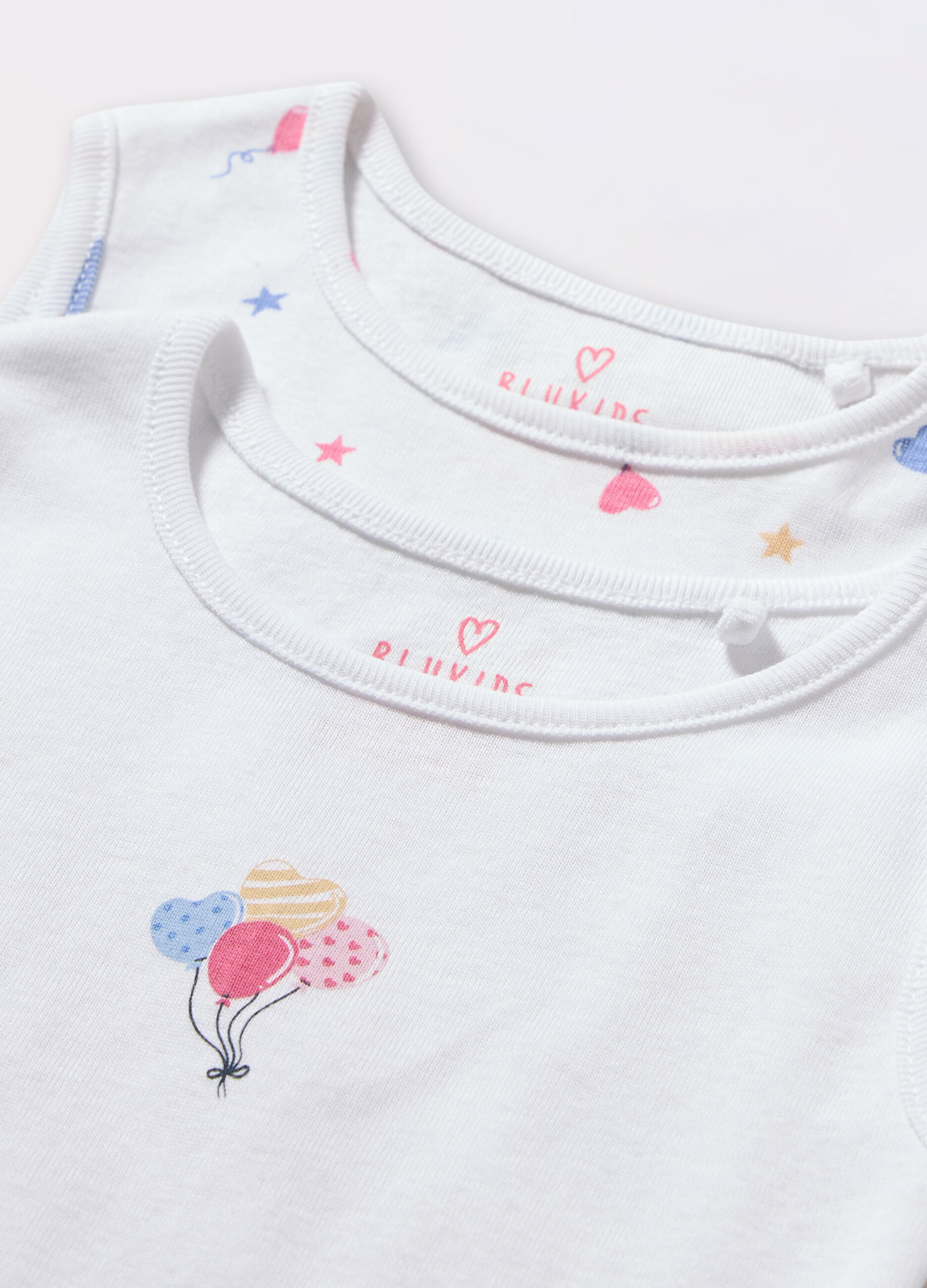 Pack 2 boy in puro cotone neonata