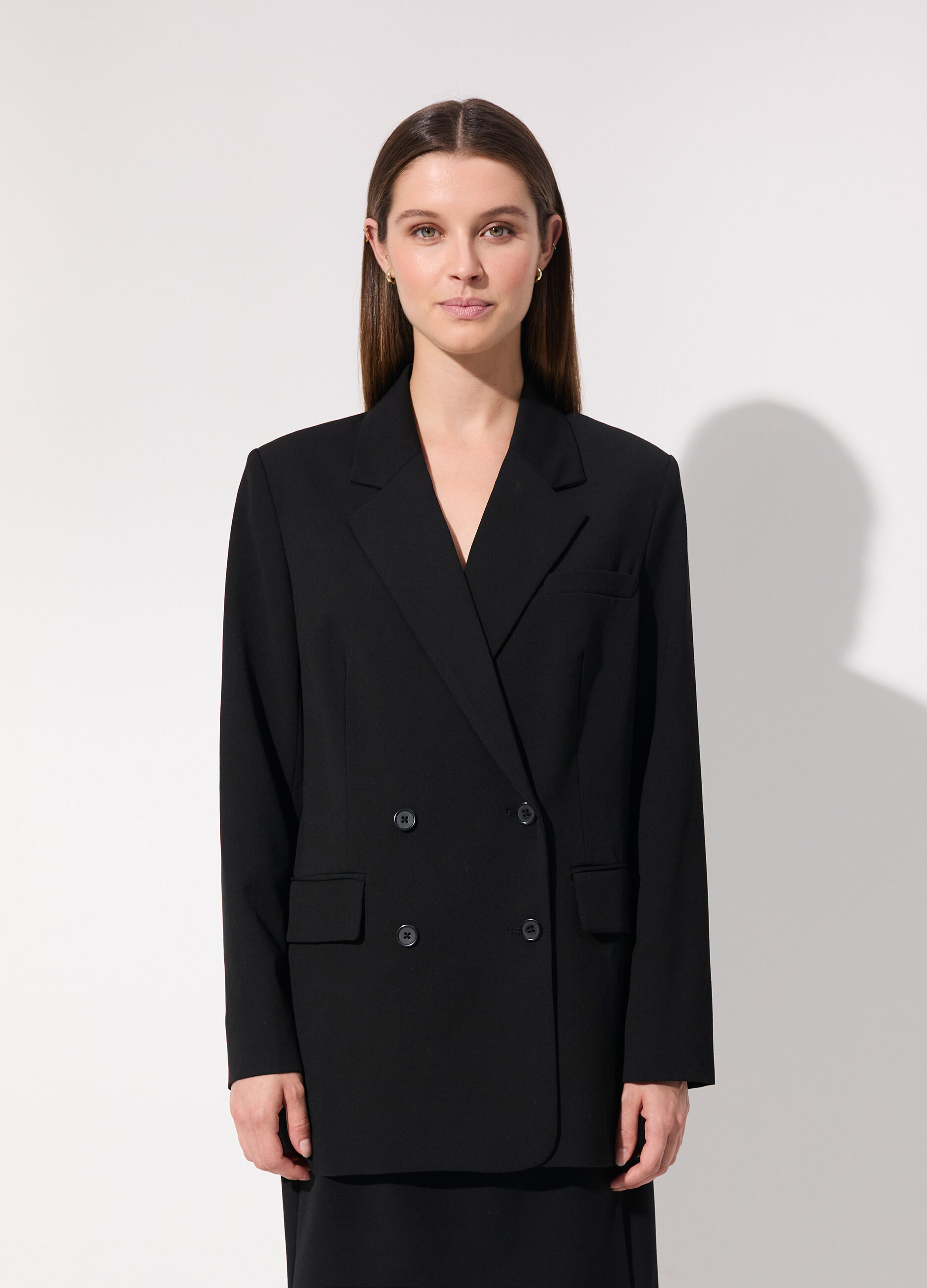 Balzer doppiopetto in misto lana donna_1