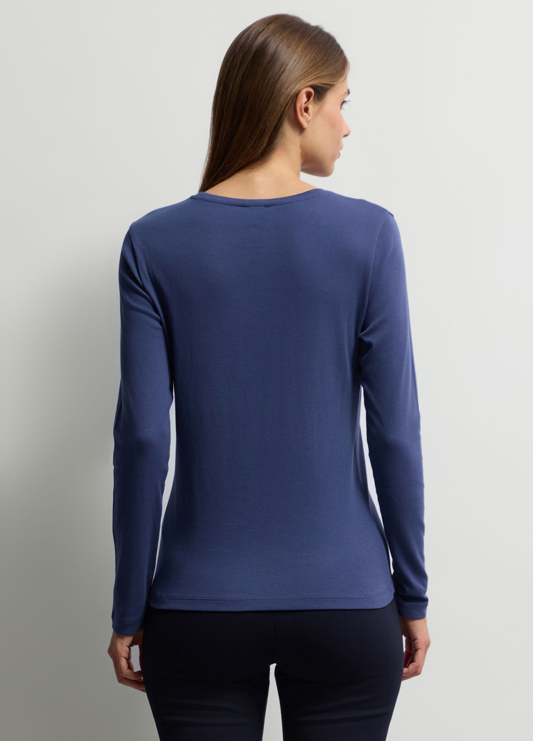 T-shirt girocollo donna_1
