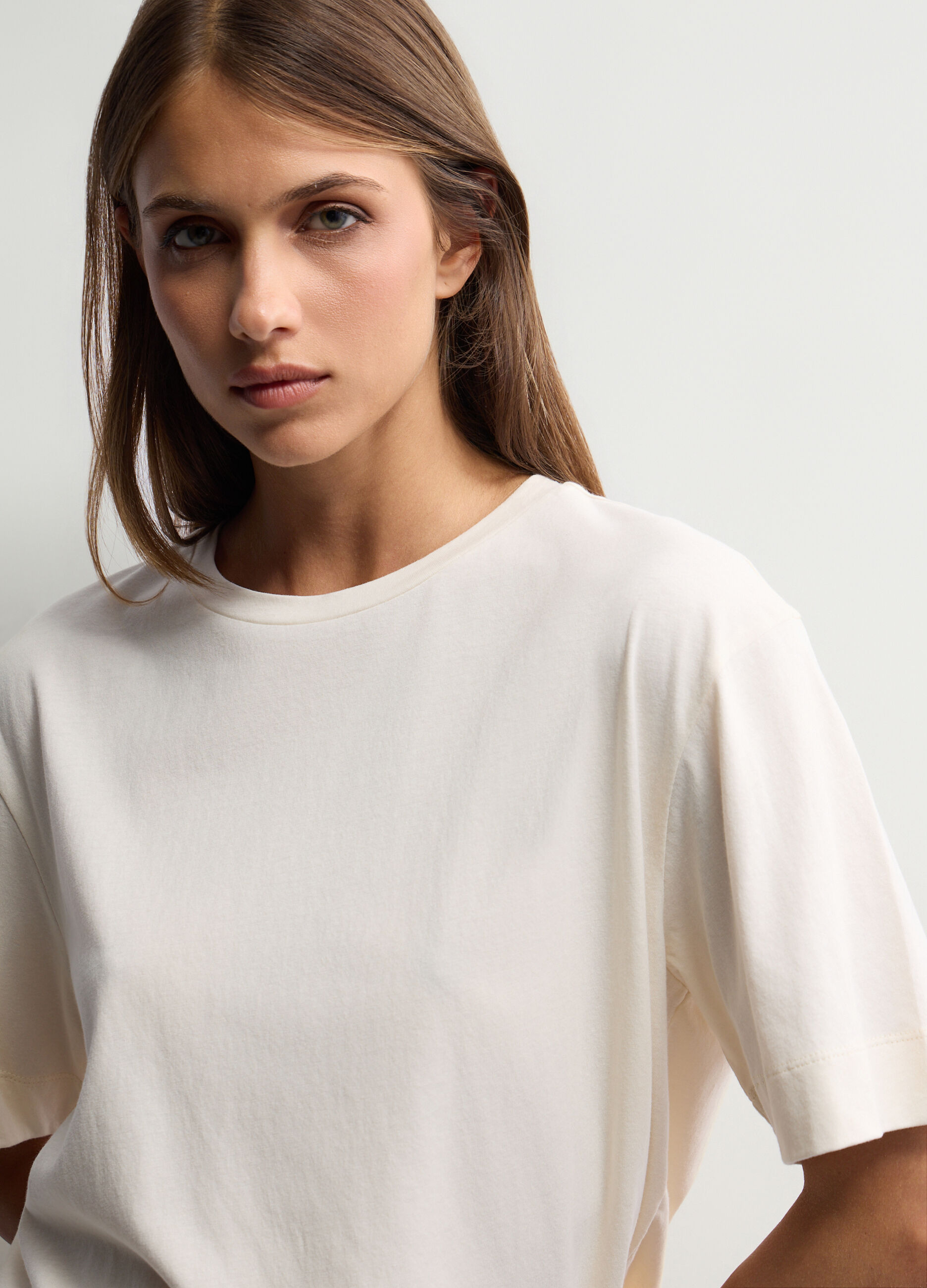 T-shirt girocollo Fit Over donna_2