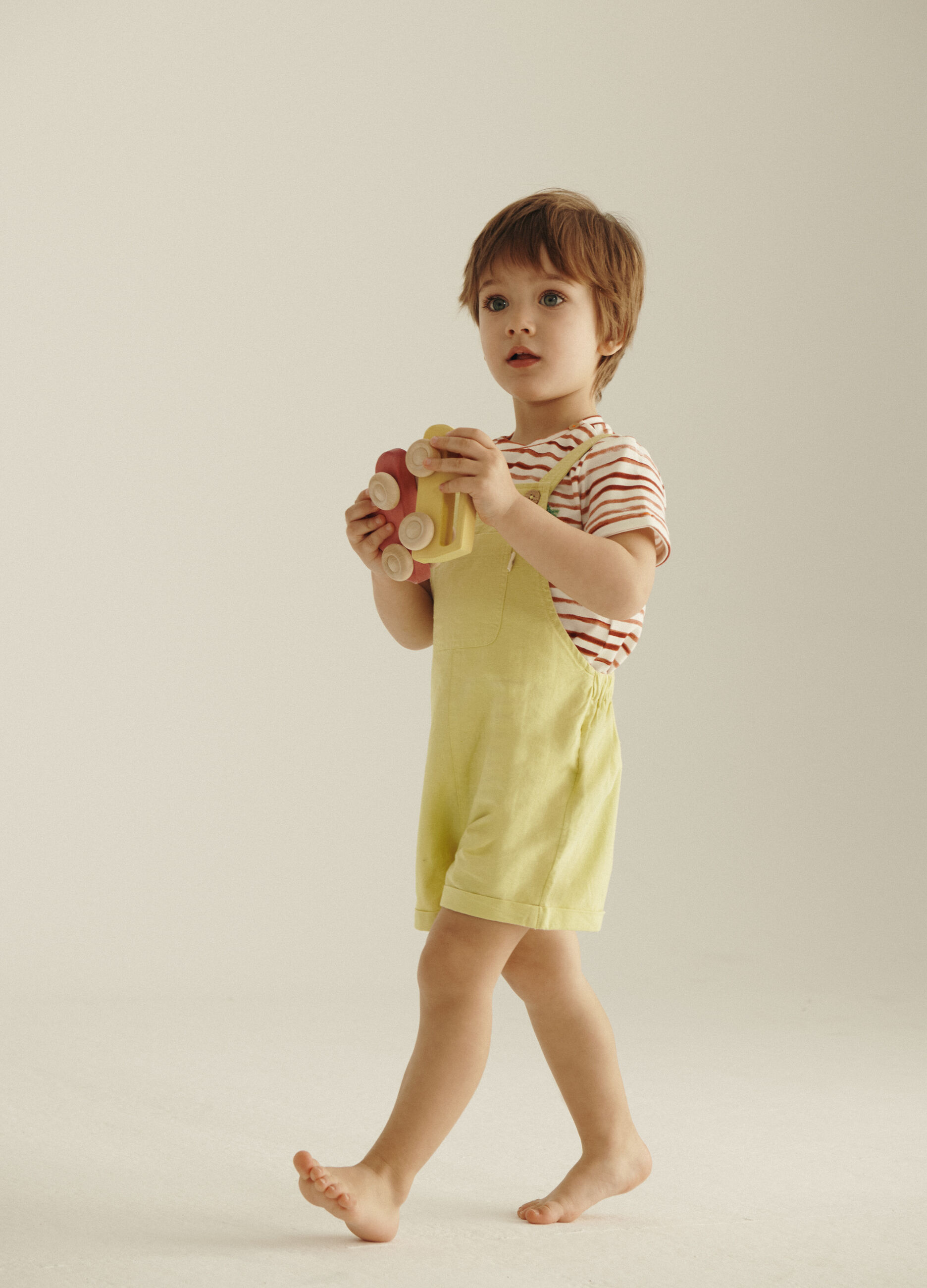 T-shirt in jersey di cotone stretch IANA neonato_0