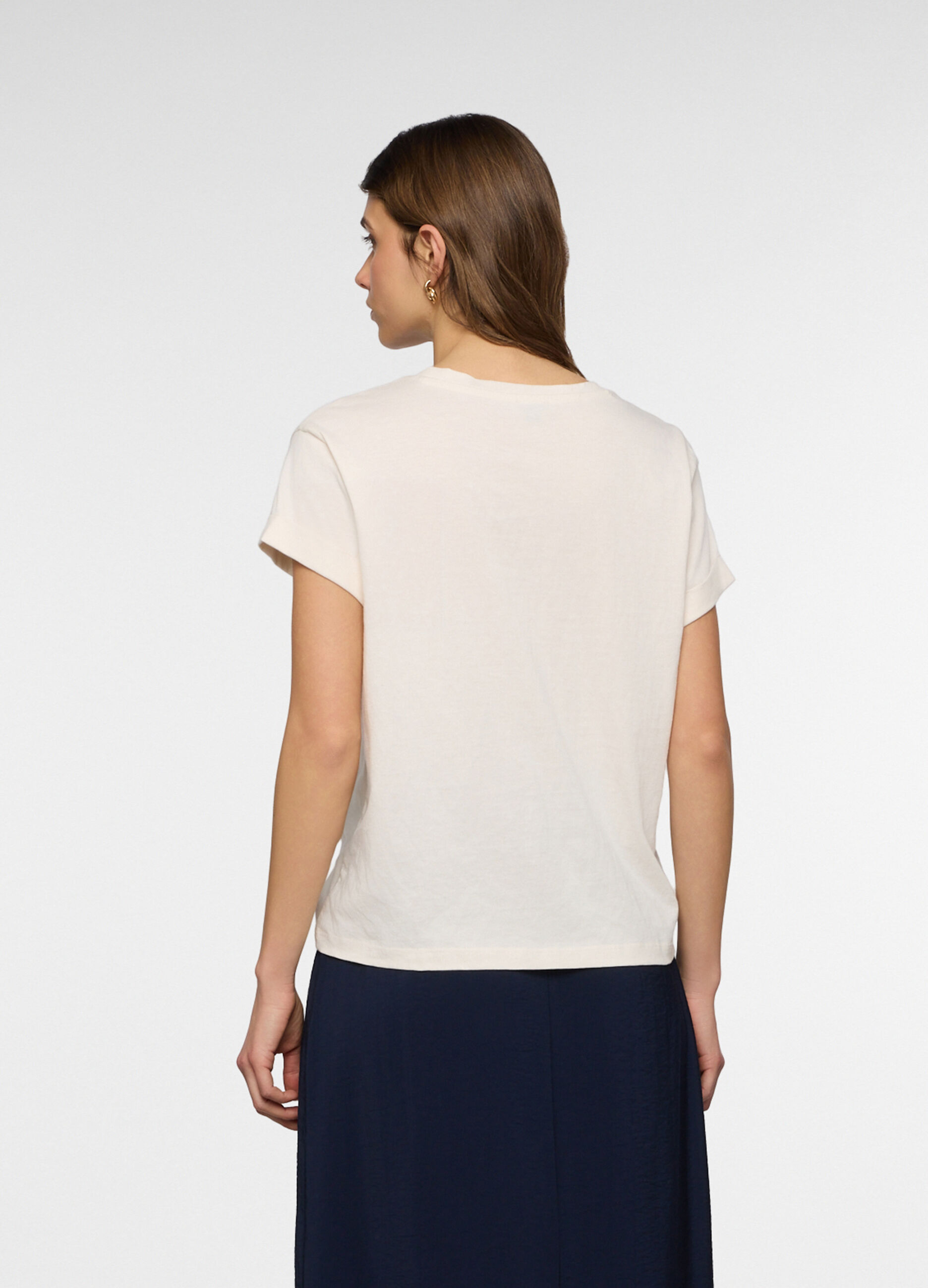 T-shirt girocollo donna_1